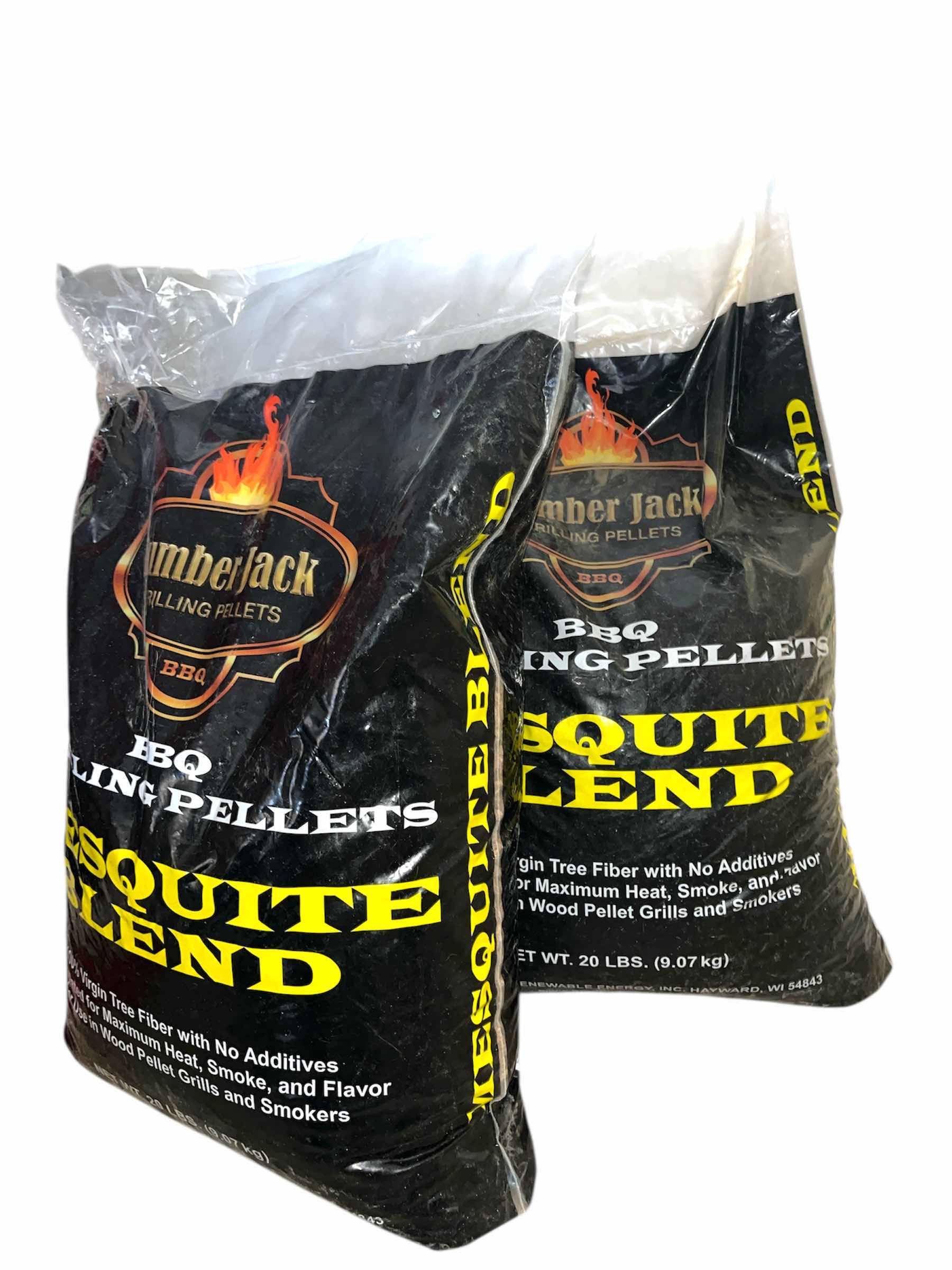 Photo 1 of OUTDOOR GRILLING ESSENTIALS- 2-20LBS LUMBER JACK GRILLING PELLETS