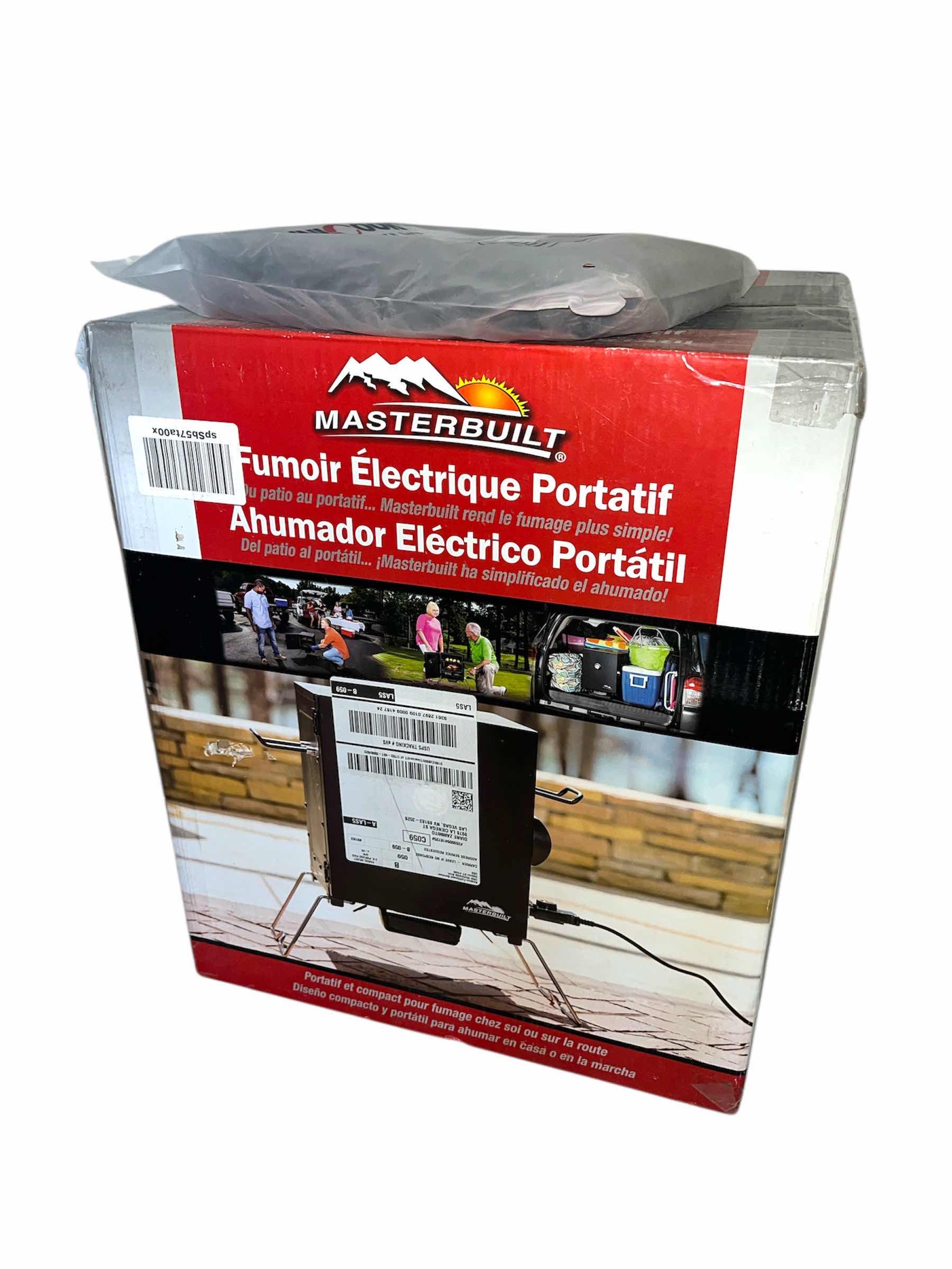 Photo 1 of MASTERBUILT PORTABLE ELECTRIC SMOKER AND SMOKER COVER