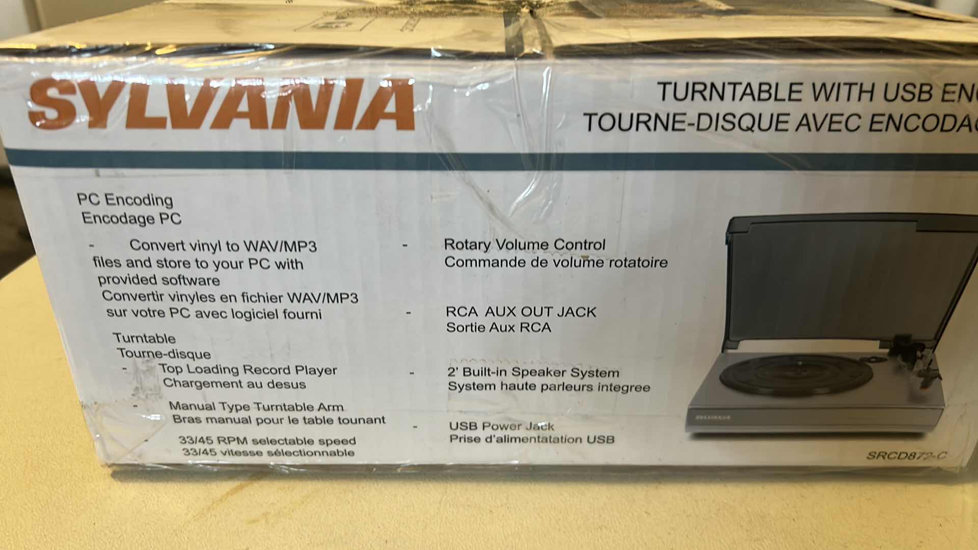Photo 1 of SYLVANIA TURNTABLE W USB ENCODING NIB