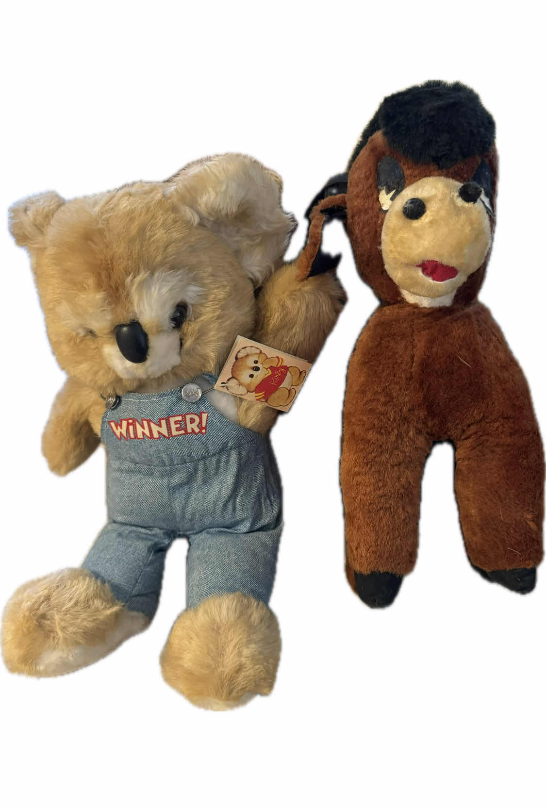 Photo 1 of 2- VINTAGE 1984 KIRBY KOALA BEAR PLUSH 18”, WINNER BY GIBSON AND COMMONWEALTH CARNIVAL PRICE 16”