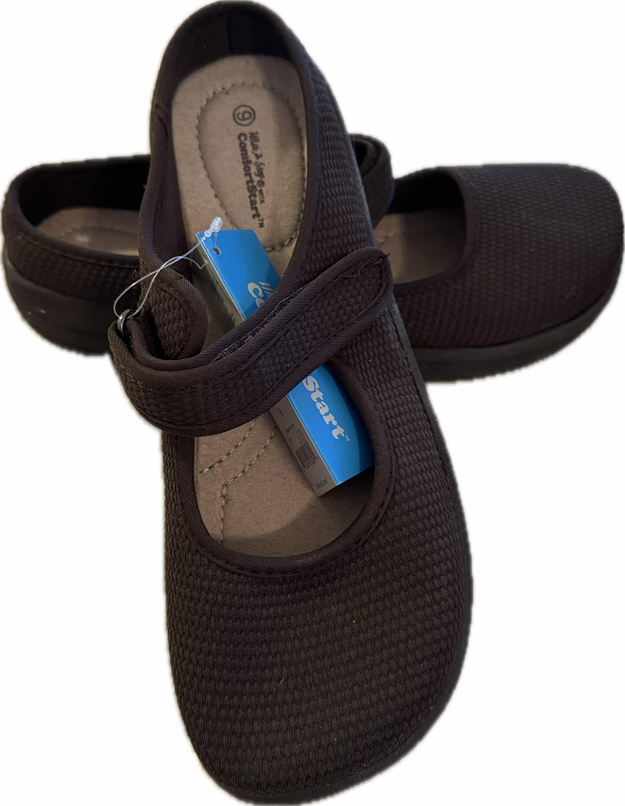Photo 1 of 2- WOMENS SIZE 9 SHOES, BLACK NATURALIZER AND BROWN WHITE STAG COMFORTSMART.