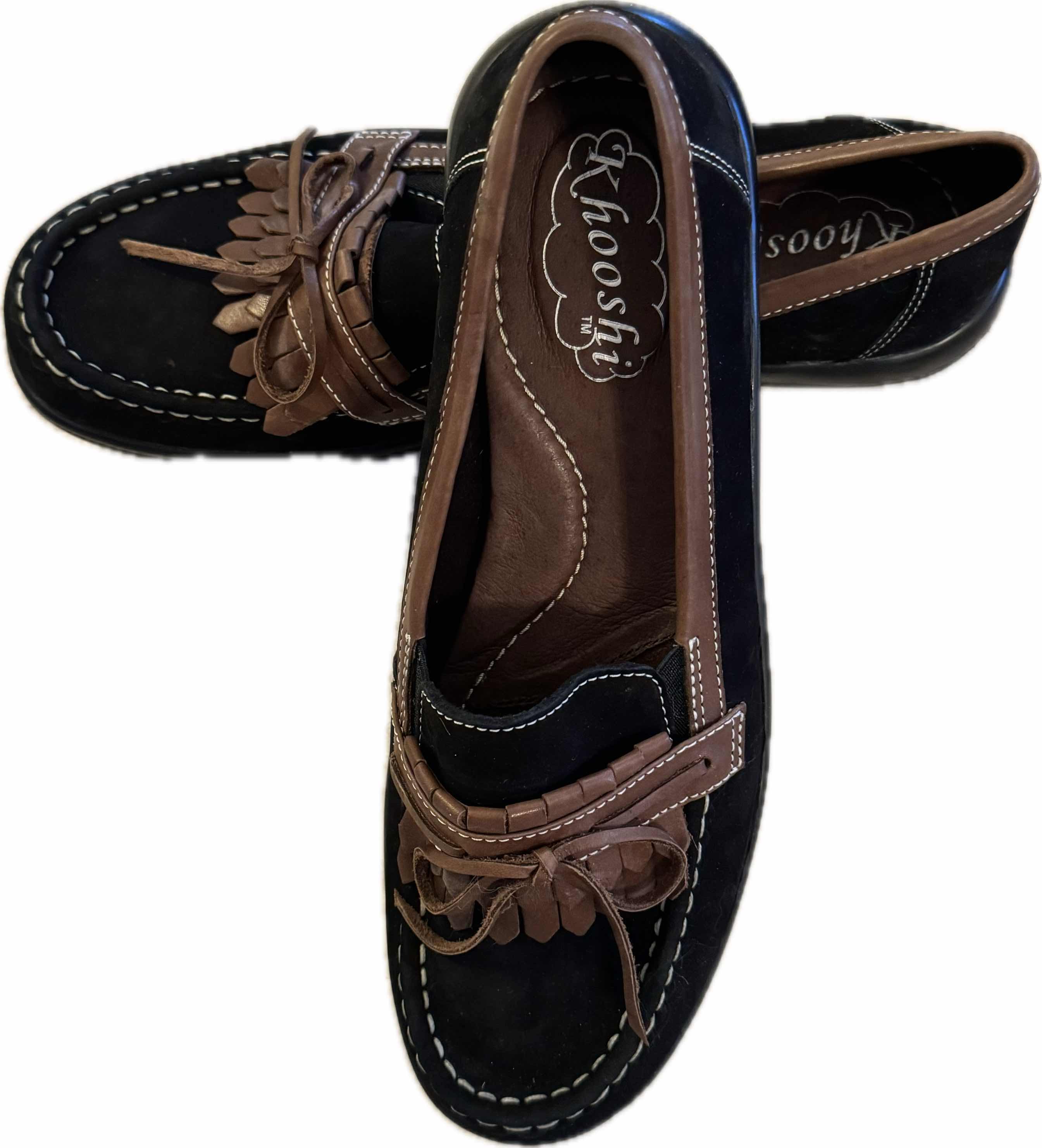 Photo 1 of WOMENS SHOES FELICITY KHOOSHI TM, SIZE 10, BLACK/BROWN