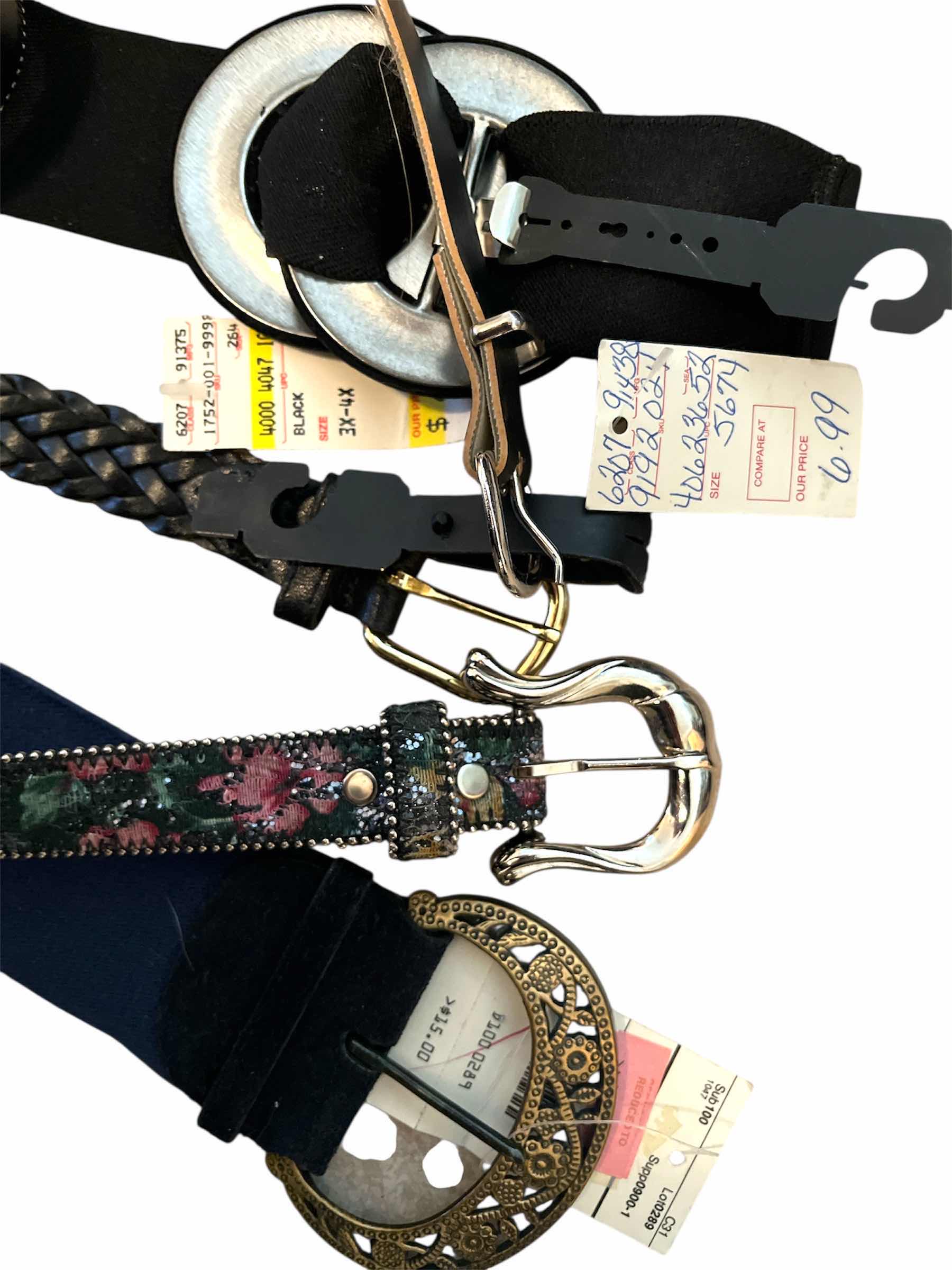 Photo 1 of VINTAGE WOMEN ACCESSORY BELTS 5 PIECES