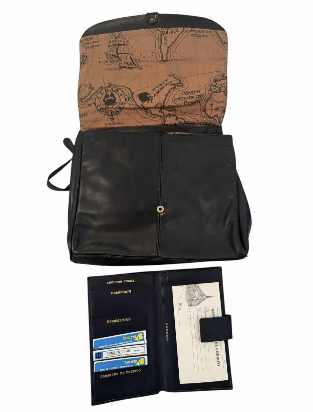 Photo 1 of 2- WOMENS HANDBAGS PURSE WITH WALLETS, BLACK LEATHER HAND BAG WITH BLACK WALLET, WINE LEATHER HANDBAG WITH WALLET, 4 ITEMS