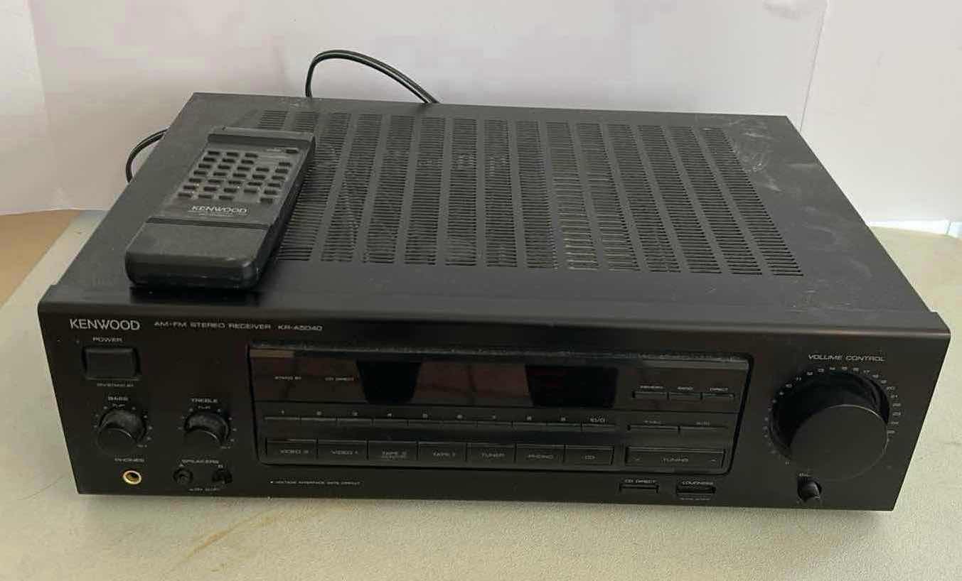 Photo 1 of KENWOOD STERO RECEIVER