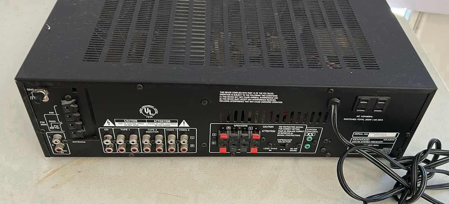 Photo 1 of KENWOOD AM FM STEREO RECEIVER