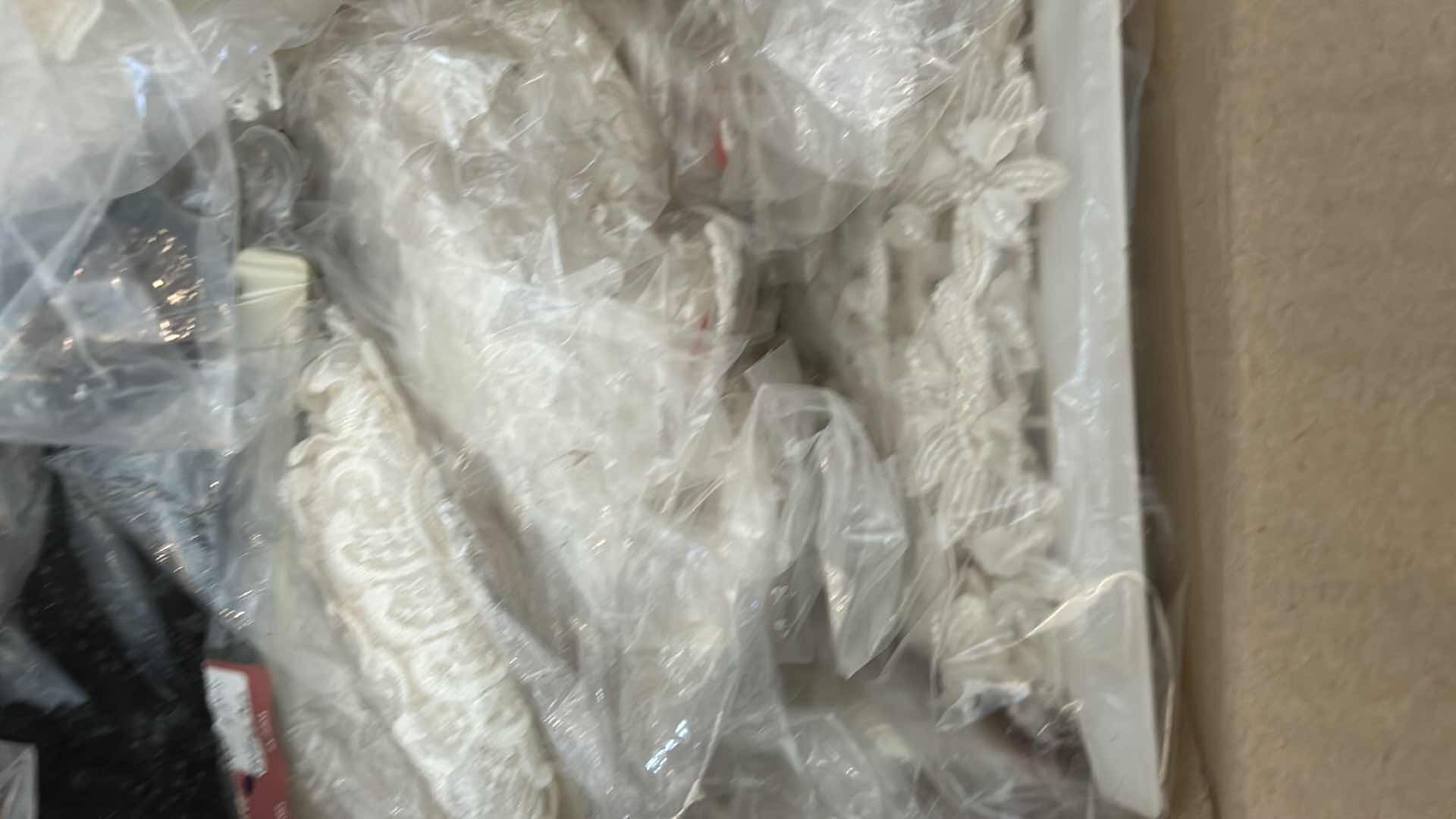 Photo 1 of CONTENTS OF BOX   CRAFTING LACE
