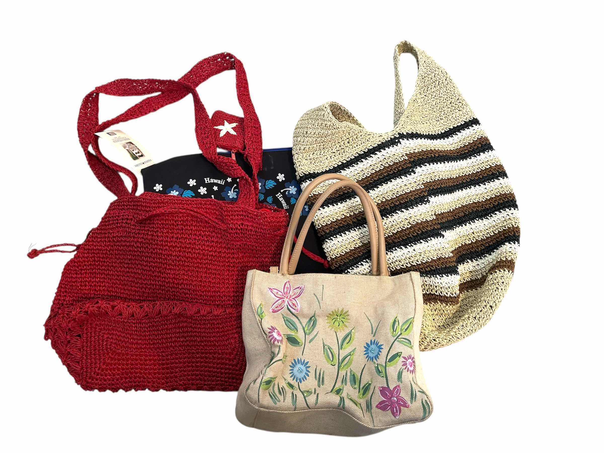 Photo 1 of BOHO BEACH BAGS AND INSULATED HAWAII COOLER BAG- 4 BAGS