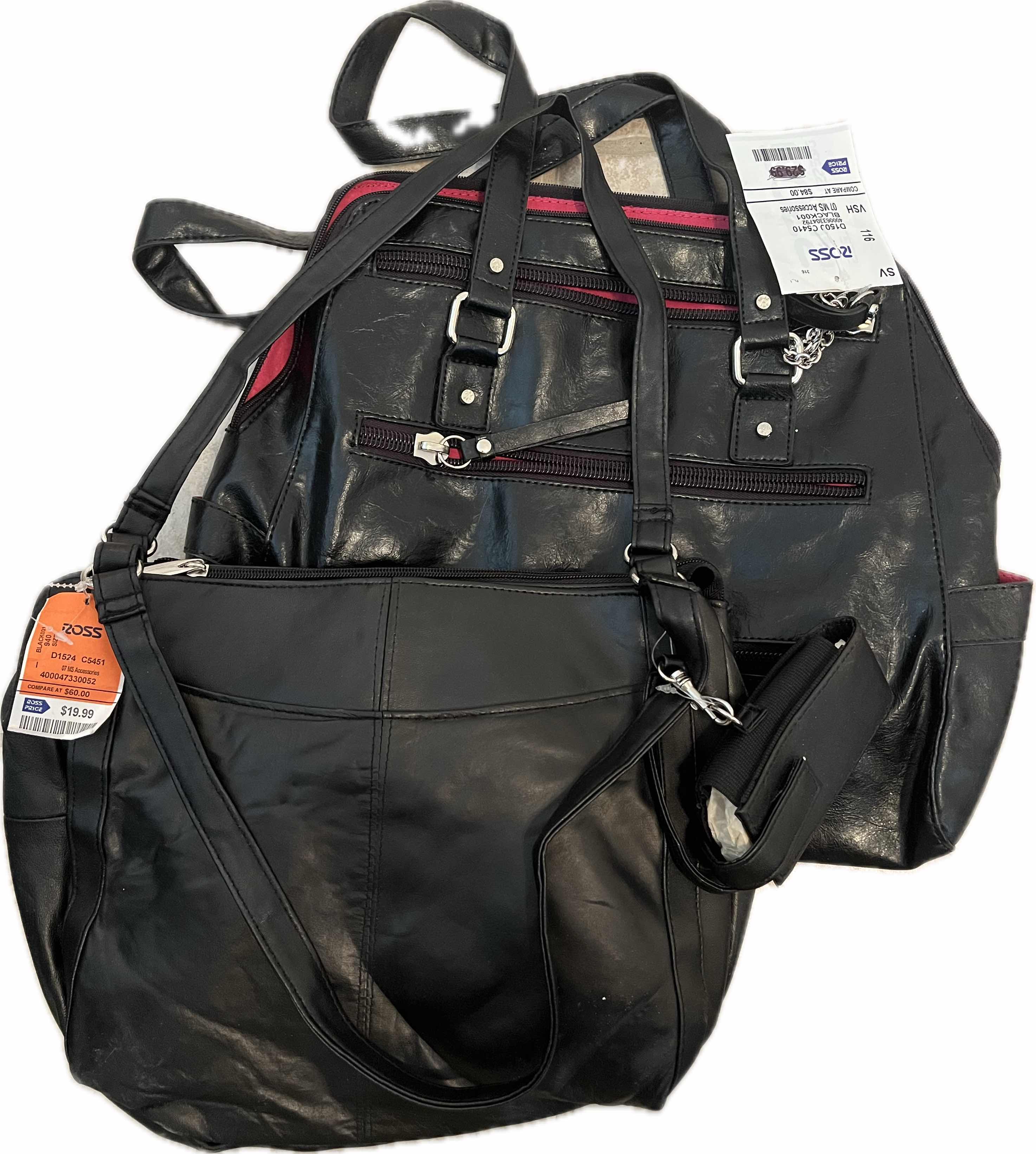 Photo 1 of VINTAGE ROSS BAGS BRAND NEW WITH TAGS MAC AND JAC BOTH BLACK