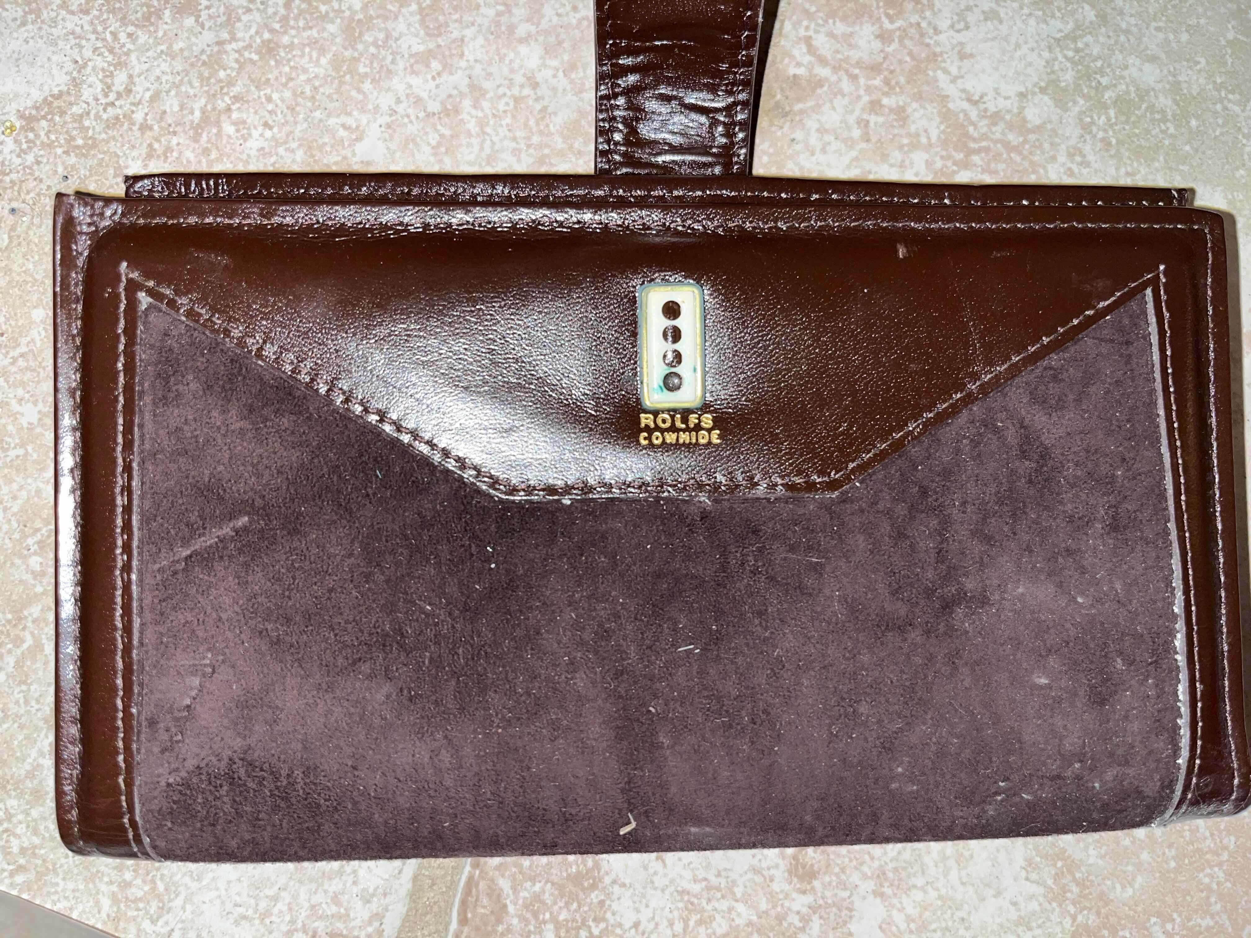 Photo 1 of VINTAGE ROLFS COWHIDE  CHECKBOOK WALLET AND KEY CADDY