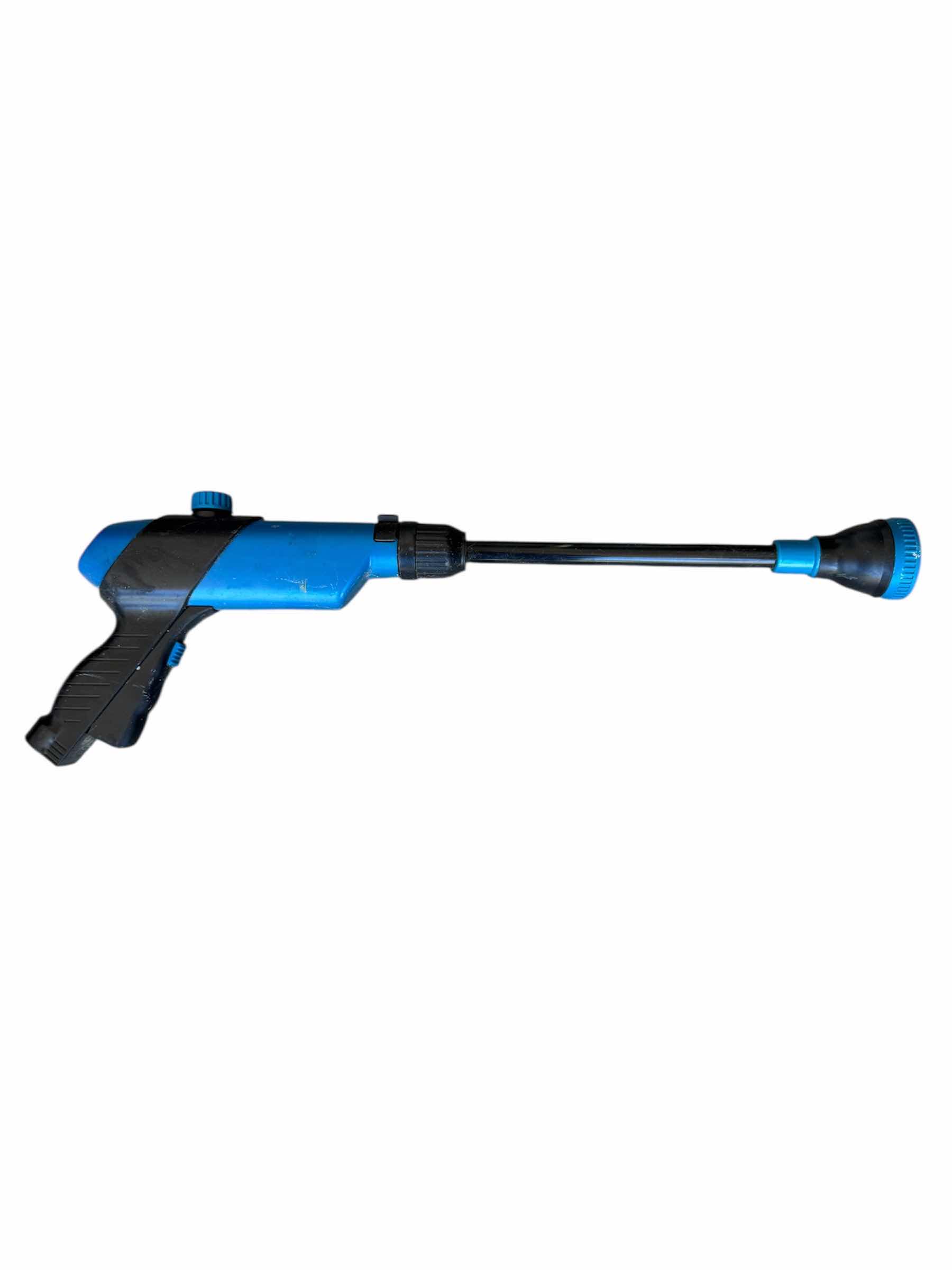 Photo 1 of 50” GREEN COIL HOSE AND WATER SPRAY GUN, OUTDOOR AND GARDENING