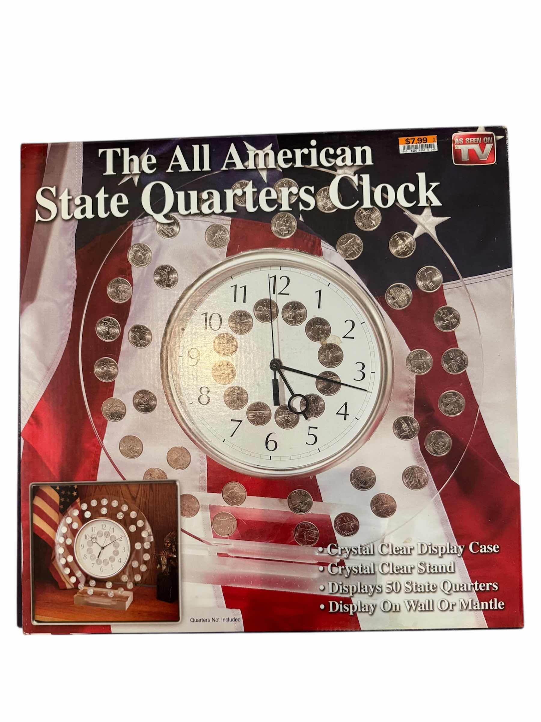 Photo 1 of 75
3- VINTAGE ASSORTED QUARTER COLLECTOR MAPS AND CLOCK, COLLECTORS ITEM, COIN COLLECTION

14” X 17” 
AND SMALLER