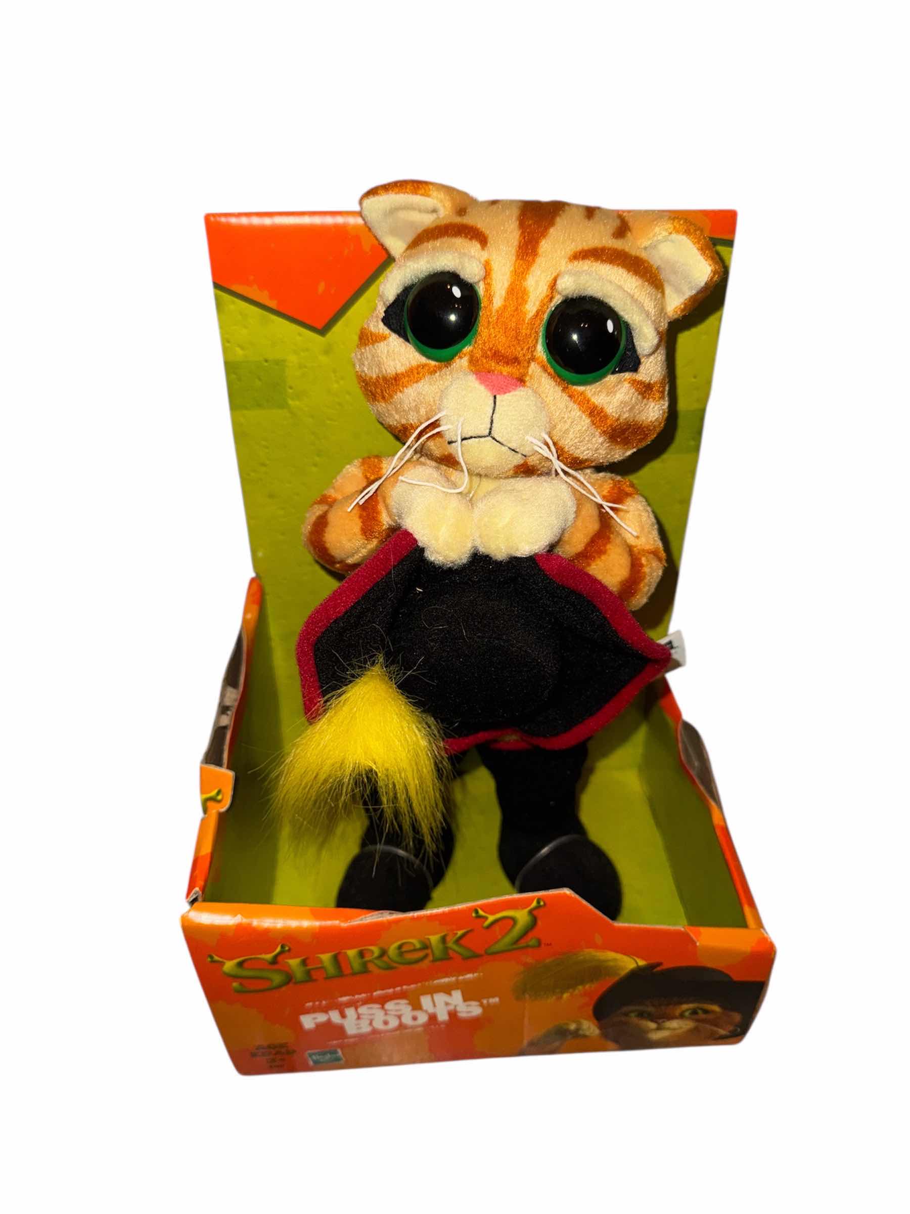 Photo 1 of 45
VINTAGE HASBBRO PUSS N BOOTS, SHREK 2, PLUSH DOLL, COLLECTABLE ITEM
H10”