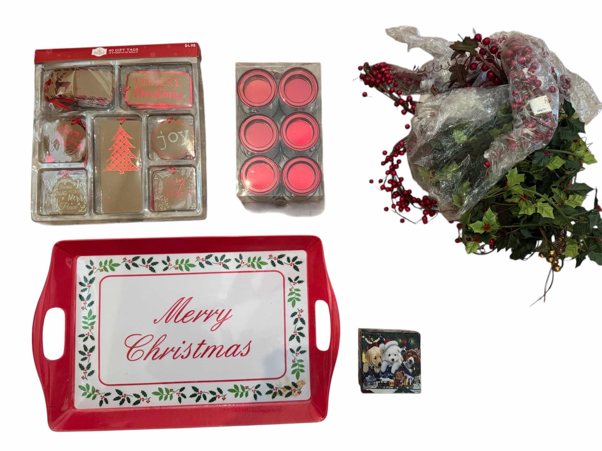 Photo 1 of 107
ASSORTED HOLIDAY CHRISTMAS DECOR, PORCELAIN STONE COTTAGE, 3- GLASS IRIDESCENT GLOBES CHRISTMAS ORNAMENTS, SERVING TRAY, HOLIDAY GIFT TAGS, FAUX HOLLY PANTS, AND PORCELAIN PINK FAIRY DOLL BY TOWN SQUARE MINIATURE

H10” AND SMALLER