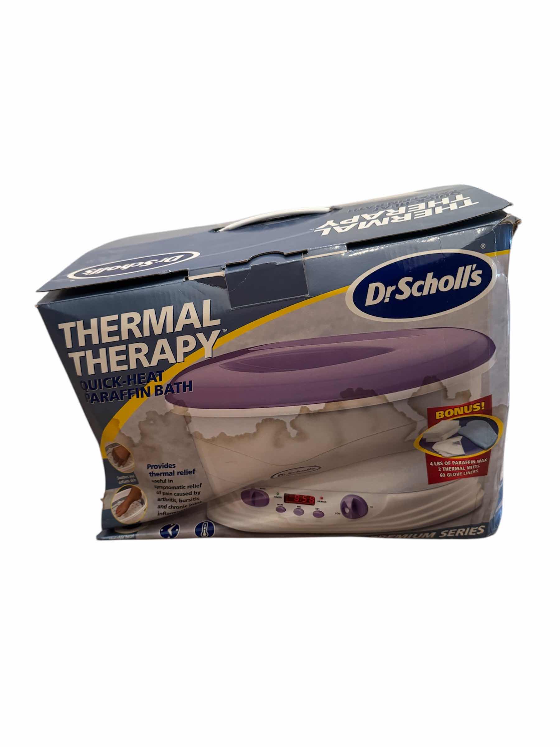 Photo 1 of 26
DR SCHOOLS THERMAL THERAPY QUICK HEAT PARAFFIN BATH, DAMAGED BOX