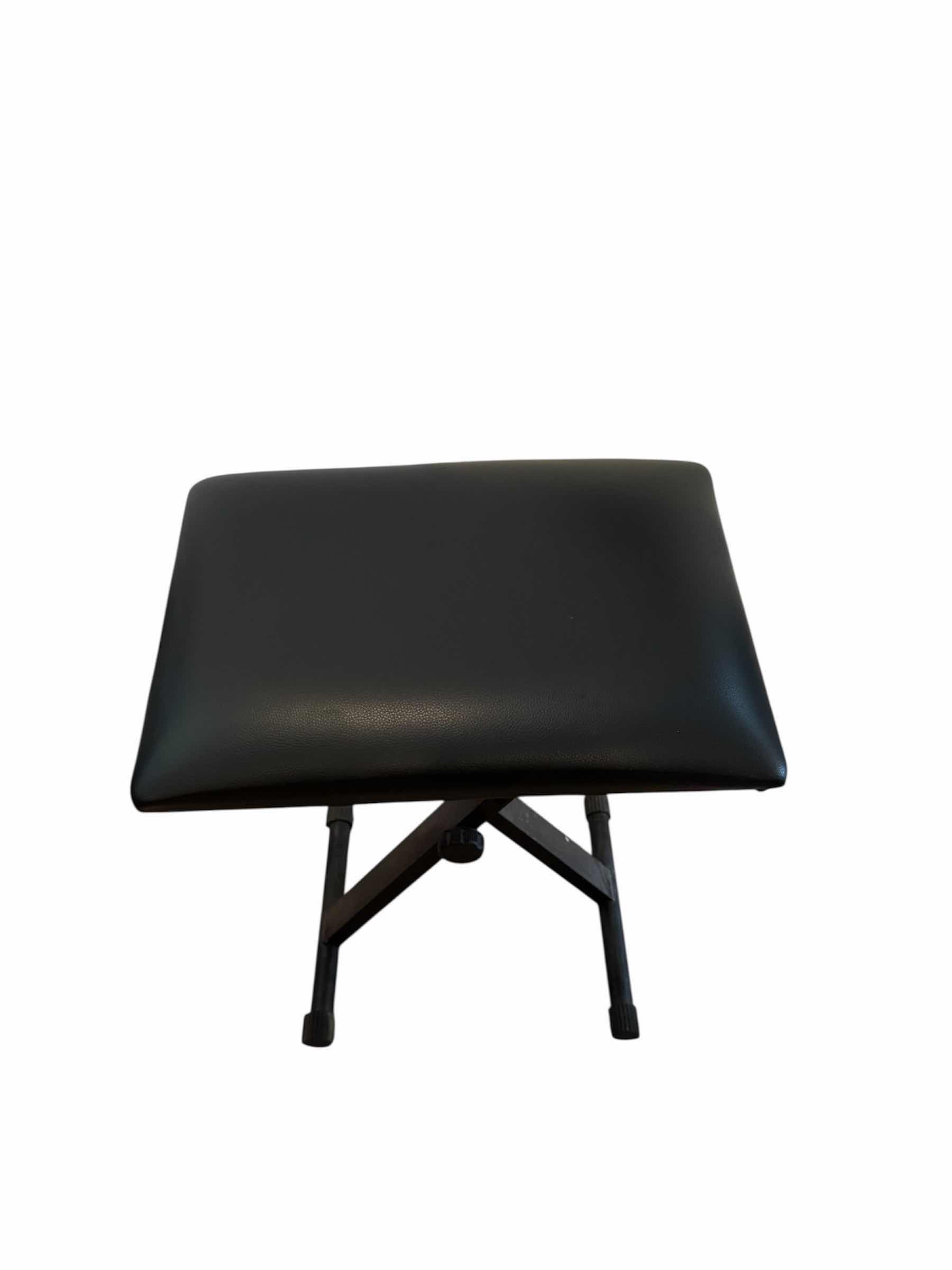 Photo 1 of 35
BLACK ADJUSTABLE X-STYLE PIANO BENCH, FOLDABLE 

11.5” X 15” X H18”