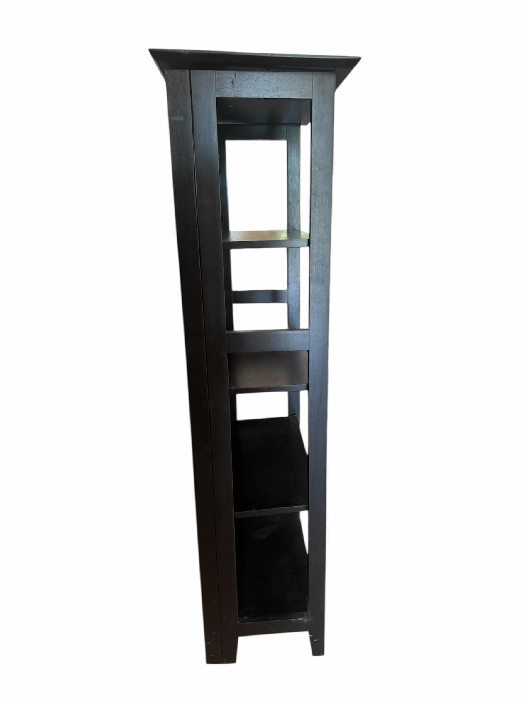 Photo 1 of 35
5-TIER BLACK WOODEN SHELF, HOME ESSENTIALS, HOME FURNITURE 

13” X 23.5” X H49”