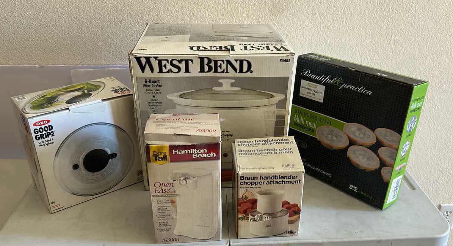 Photo 1 of WESTBEND CROCKERY BRAUN CHOPPER HB CAN OPENER MULTI MEAL