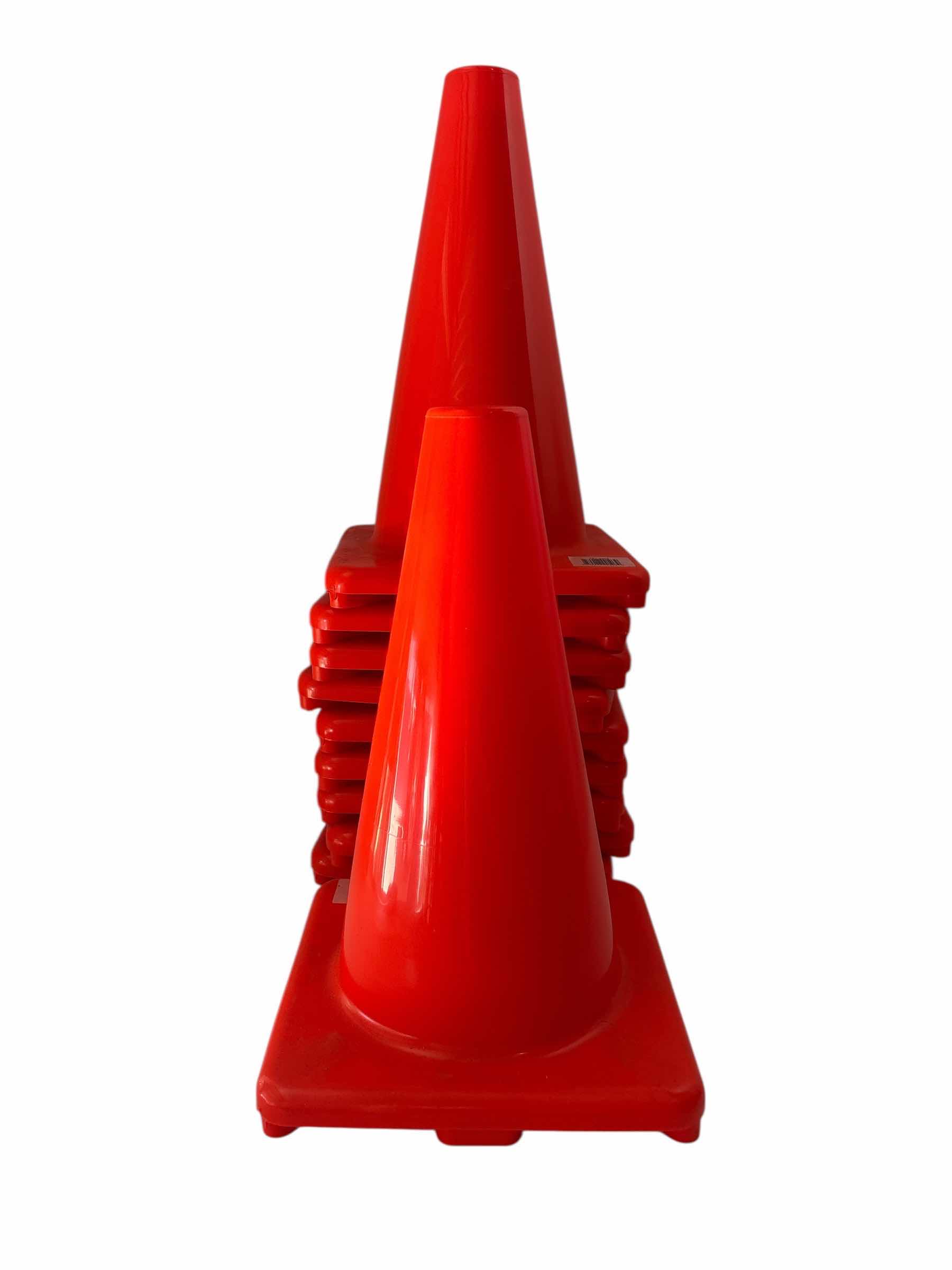 Photo 1 of 10 SAFETY CONES 12” NEW