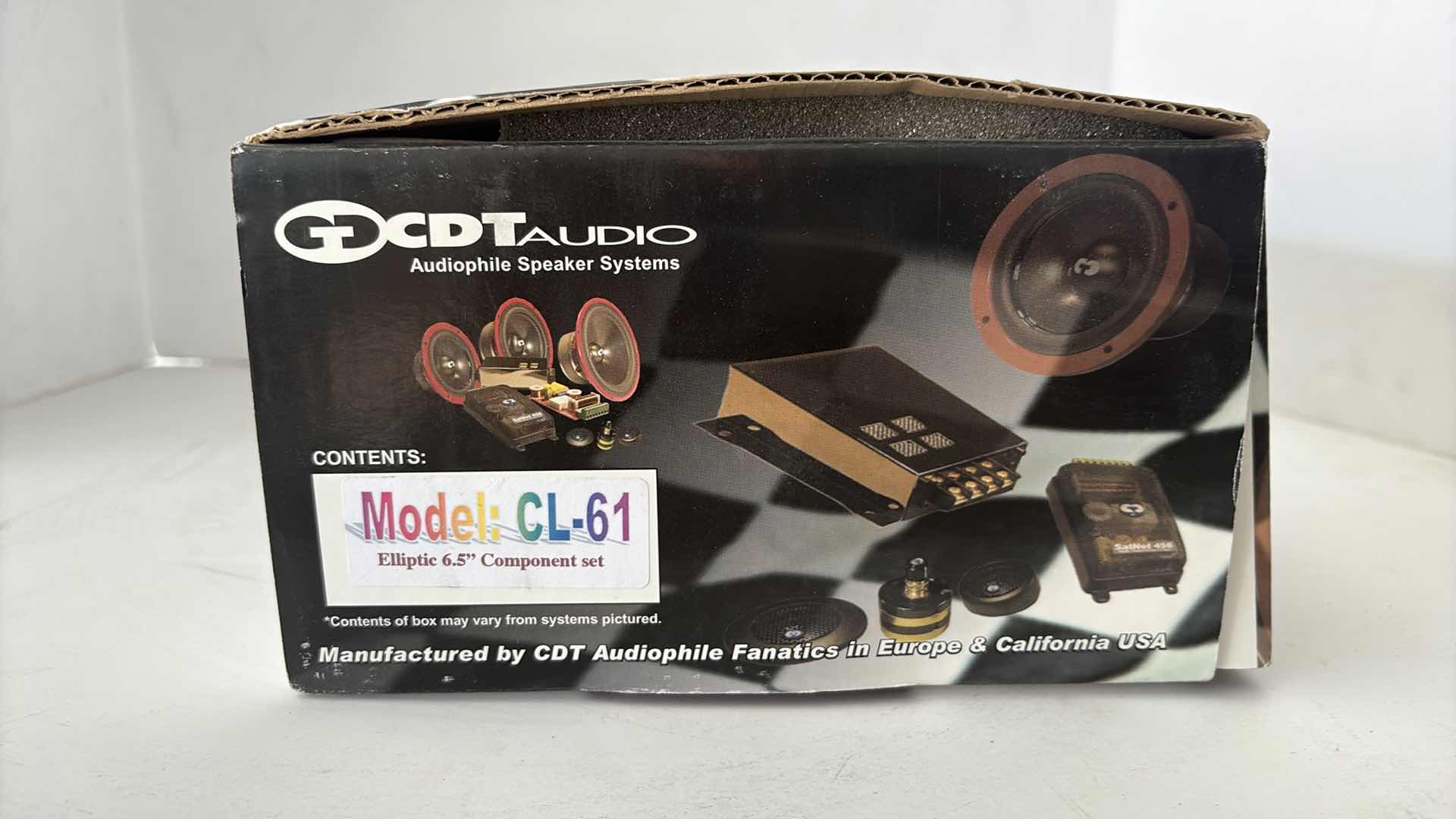 Photo 1 of NEW IN BOX CDT AUDIO AUDIOPHILE SPEAKER SYSTEMS RETAIL VALUE $85.00