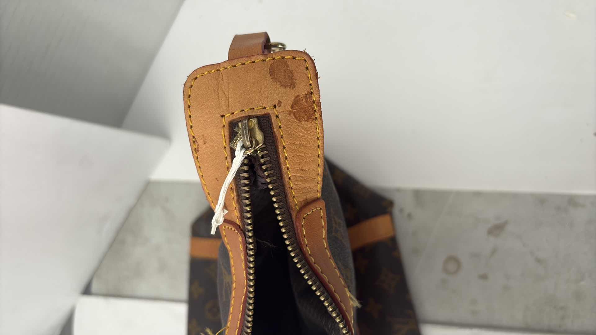 Photo 1 of VINTAGE FAUX CHANEL HANDBAGS 14” & FAUX LOUIS VUITTON DUFFEL BAG 24” (REPLICAS, NOT AUTHENTIC)