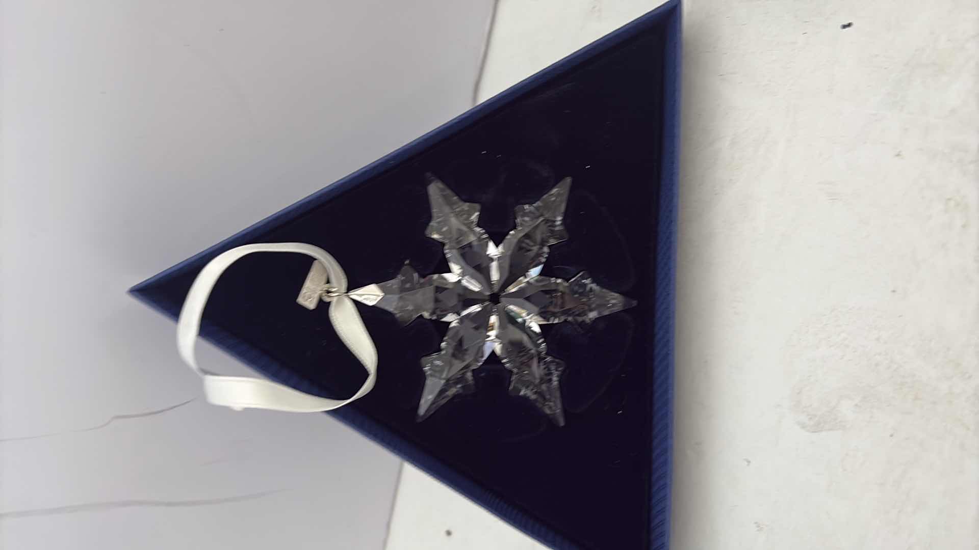 Photo 1 of SWAROSKI SNOWFLAKE ORNAMENT AND SNOW BABIES FIGURINE