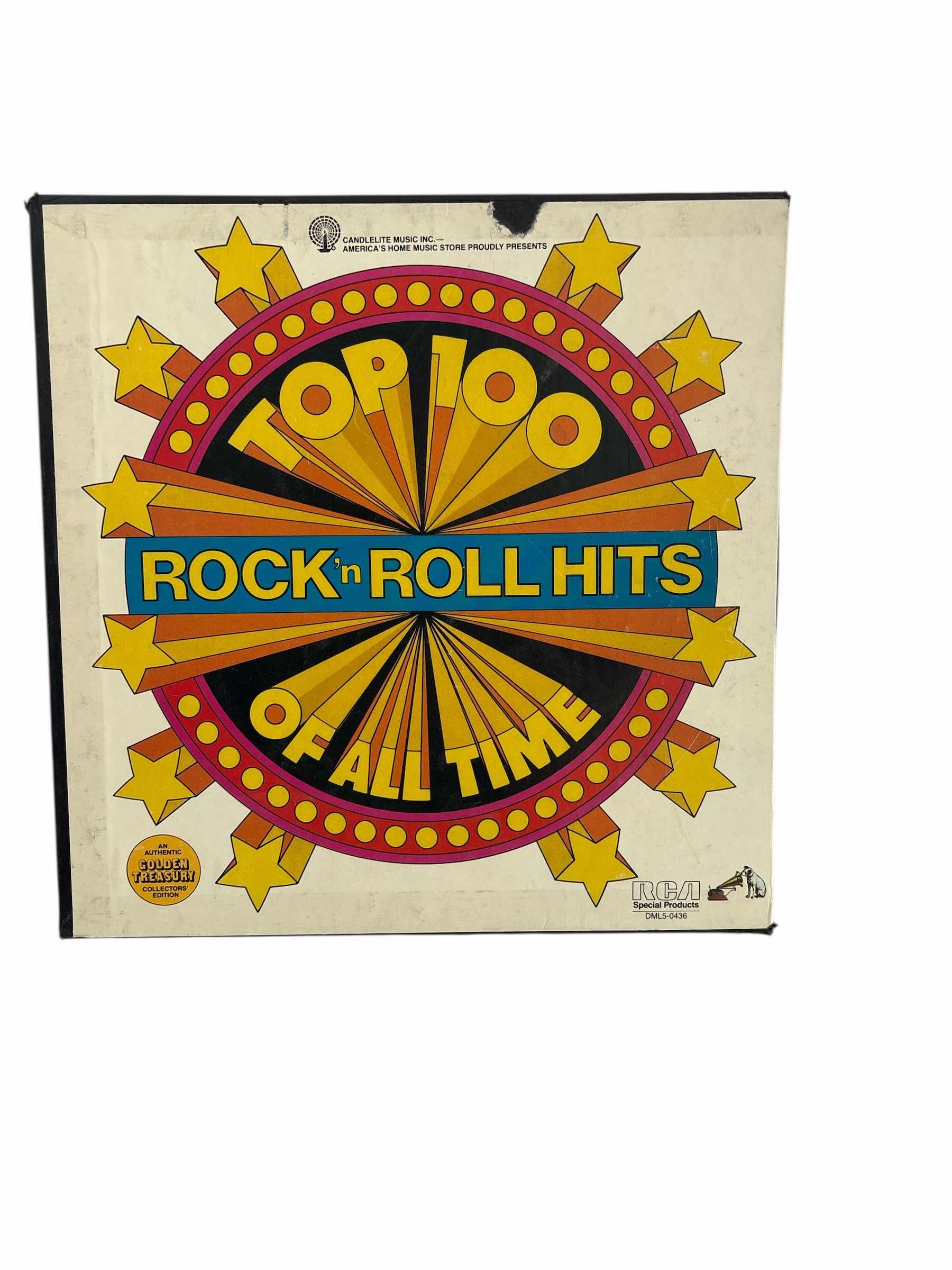 Photo 1 of TOP 100 ROCK N ROLL HITS LP