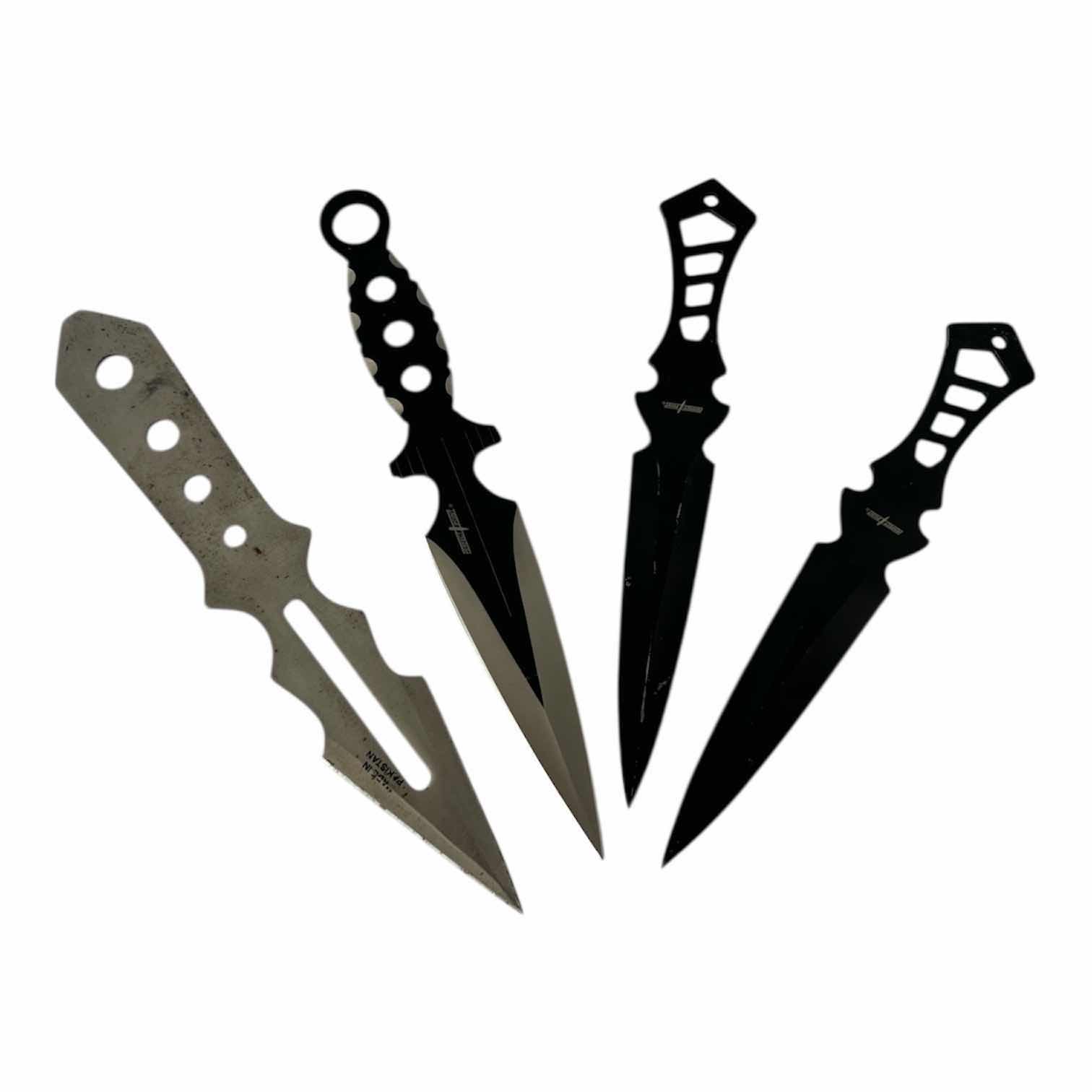 Photo 1 of 4-THROWING KNIVES 7.5"