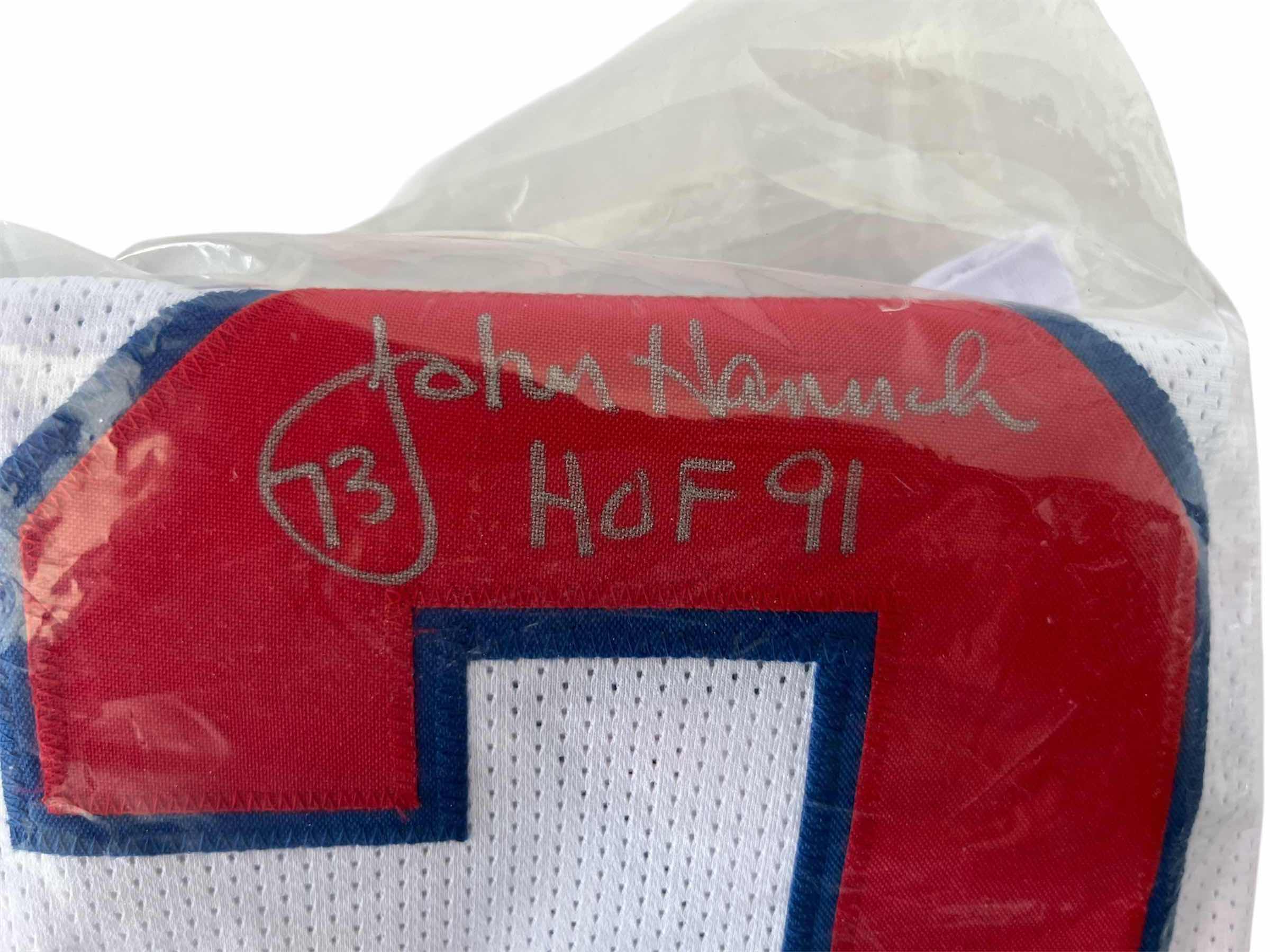 Photo 1 of JOHN HANNAH AUTOGRAPHED JERSEY $200