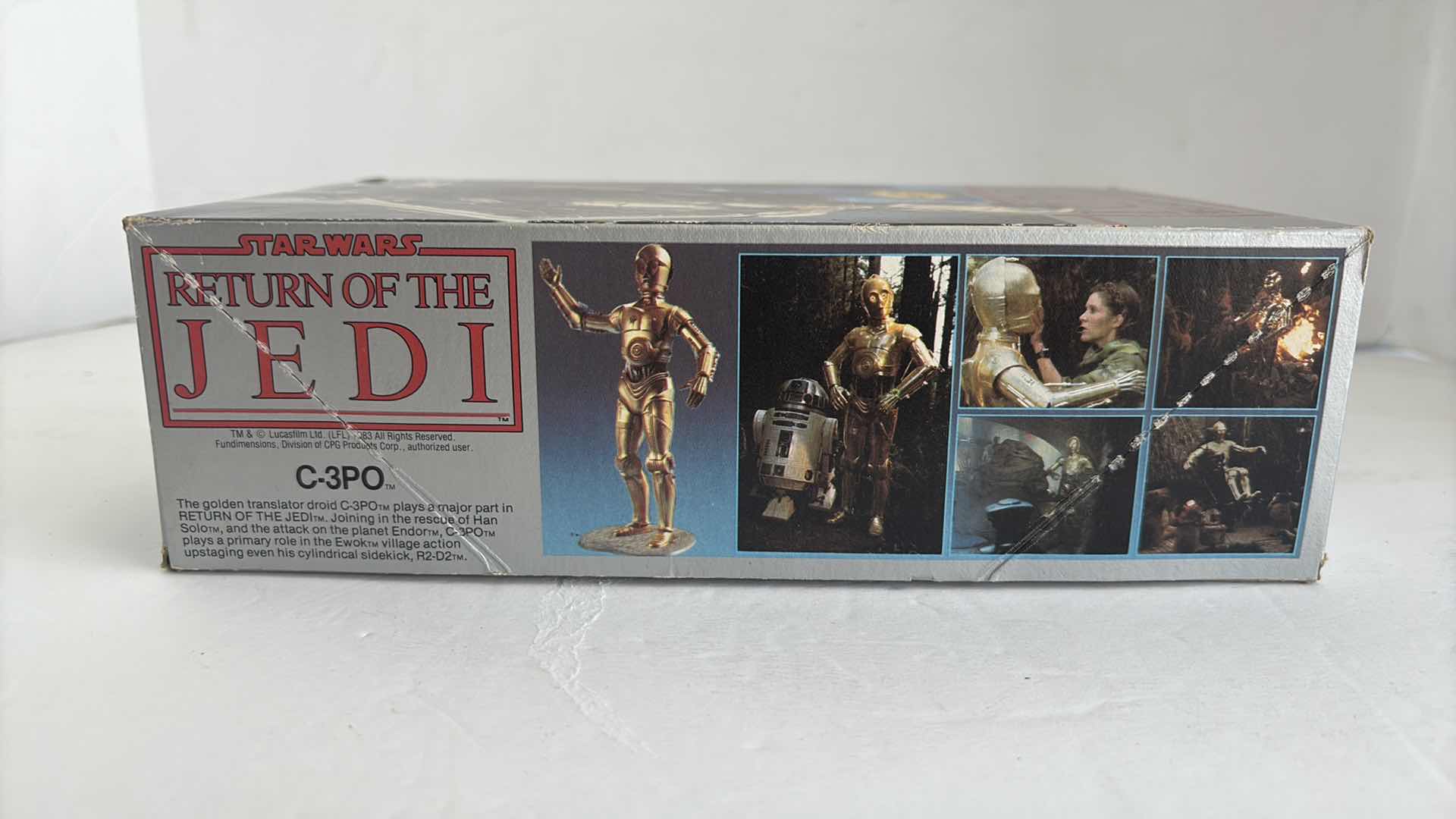 Photo 1 of NEW IN BOX-STAR WARS RETURN OF THE JEDI C-3PO MODEL