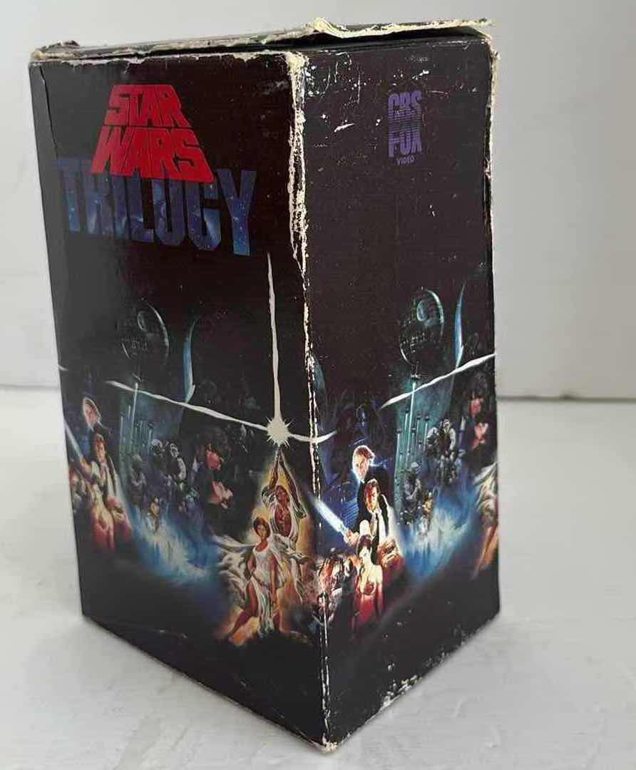 Photo 1 of STAR WARS BOX SET TRILOGY ON VHS