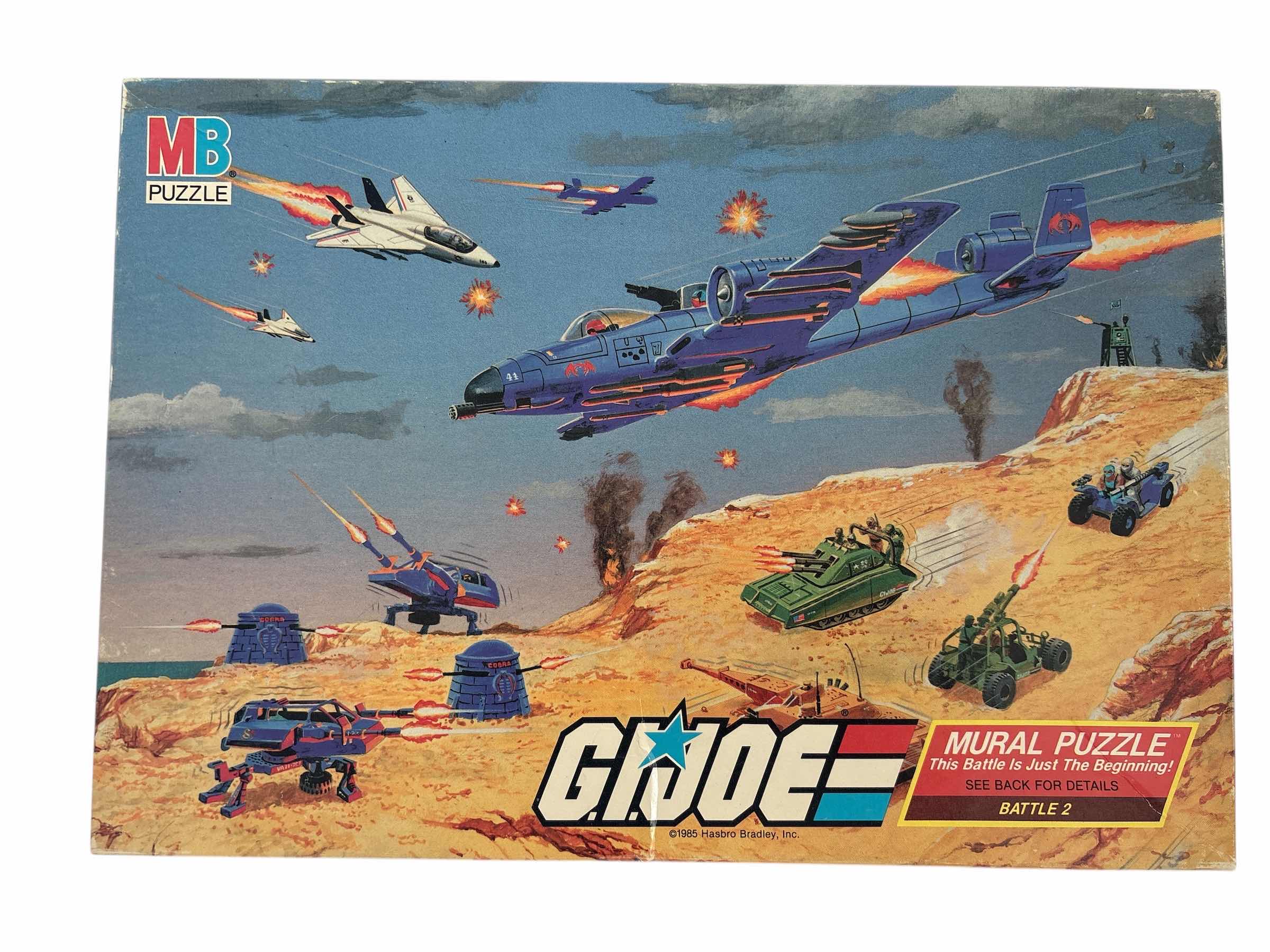 Photo 1 of MILTON BRADLEY GI JOE MURAL PUZZLE BATTLE 2 SEALED