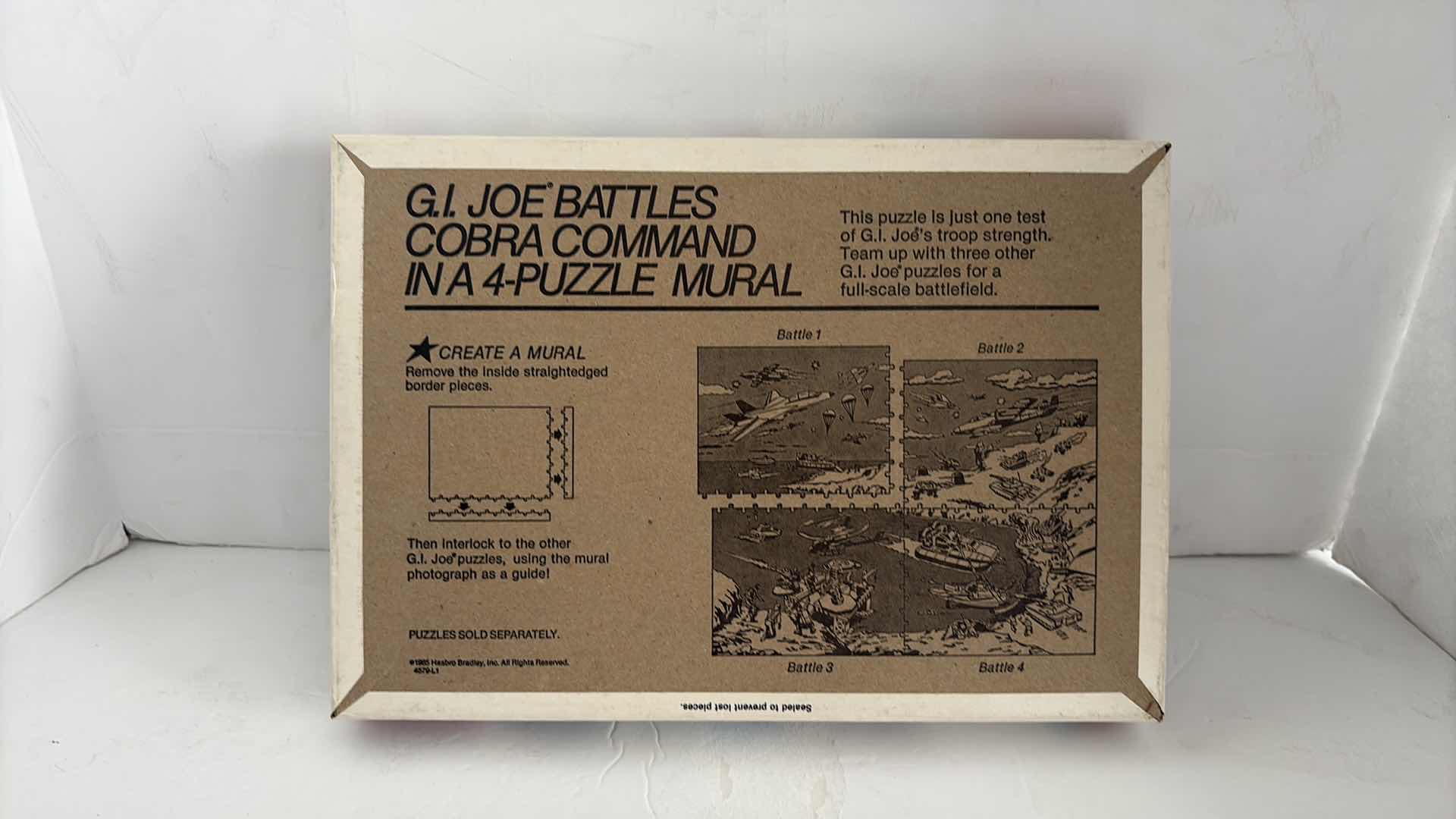 Photo 1 of MILTON BRADLEY GI JOE MURAL PUZZLE BATTLE 1 SEALED