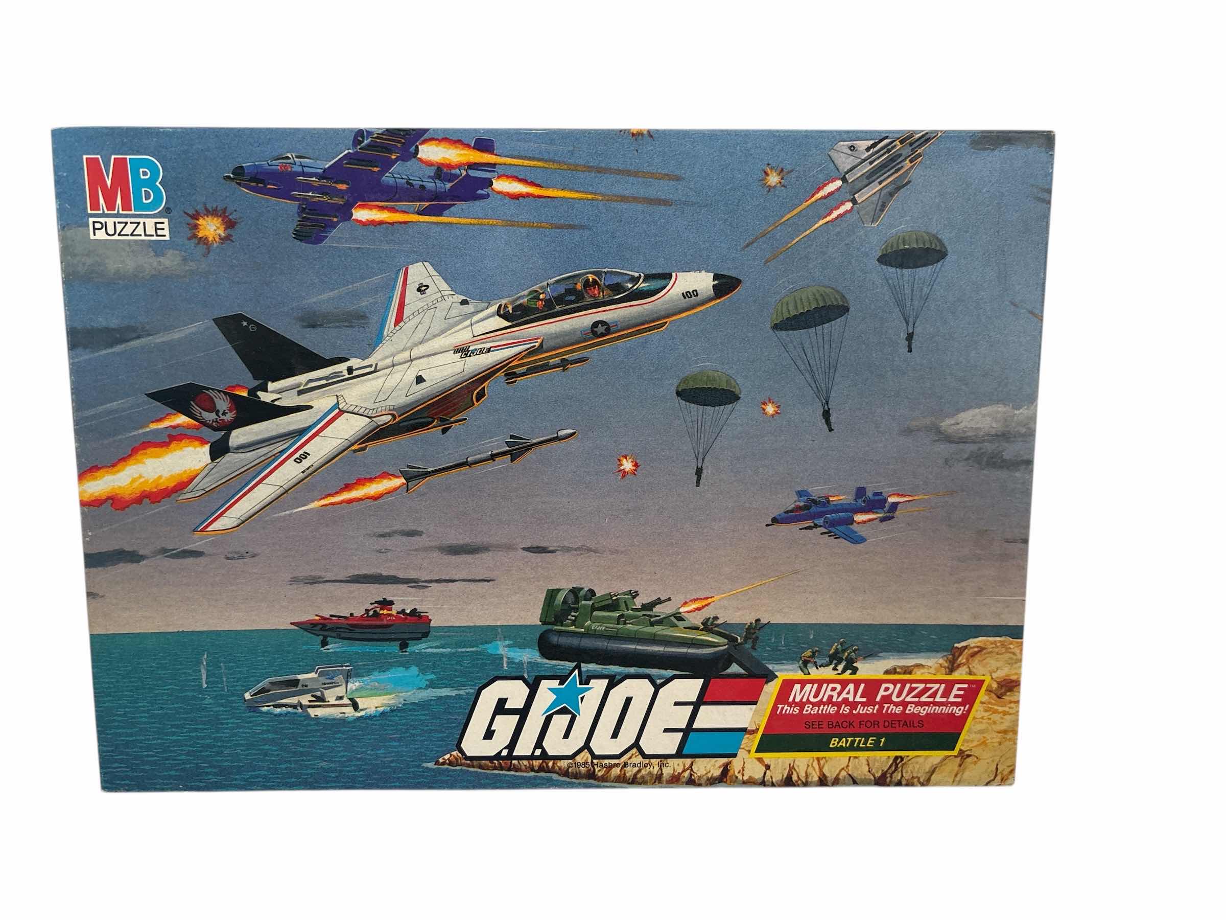 Photo 1 of MILTON BRADLEY GI JOE MURAL PUZZLE BATTLE 1 SEALED