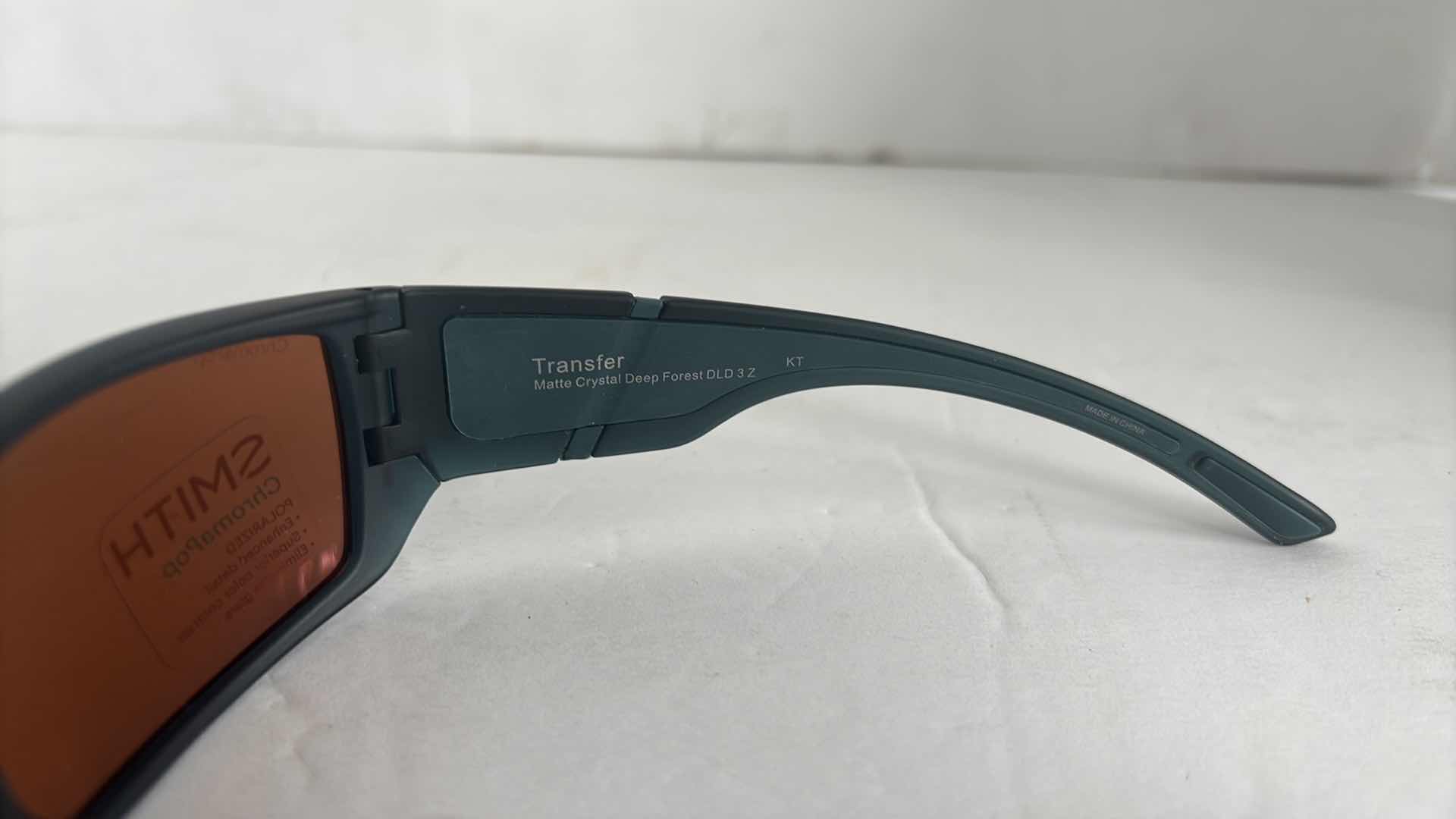 Photo 1 of SMITH TRANSFER MATTE CRYSTAL DEEP FOREST POLARIZED SUNGLASSES