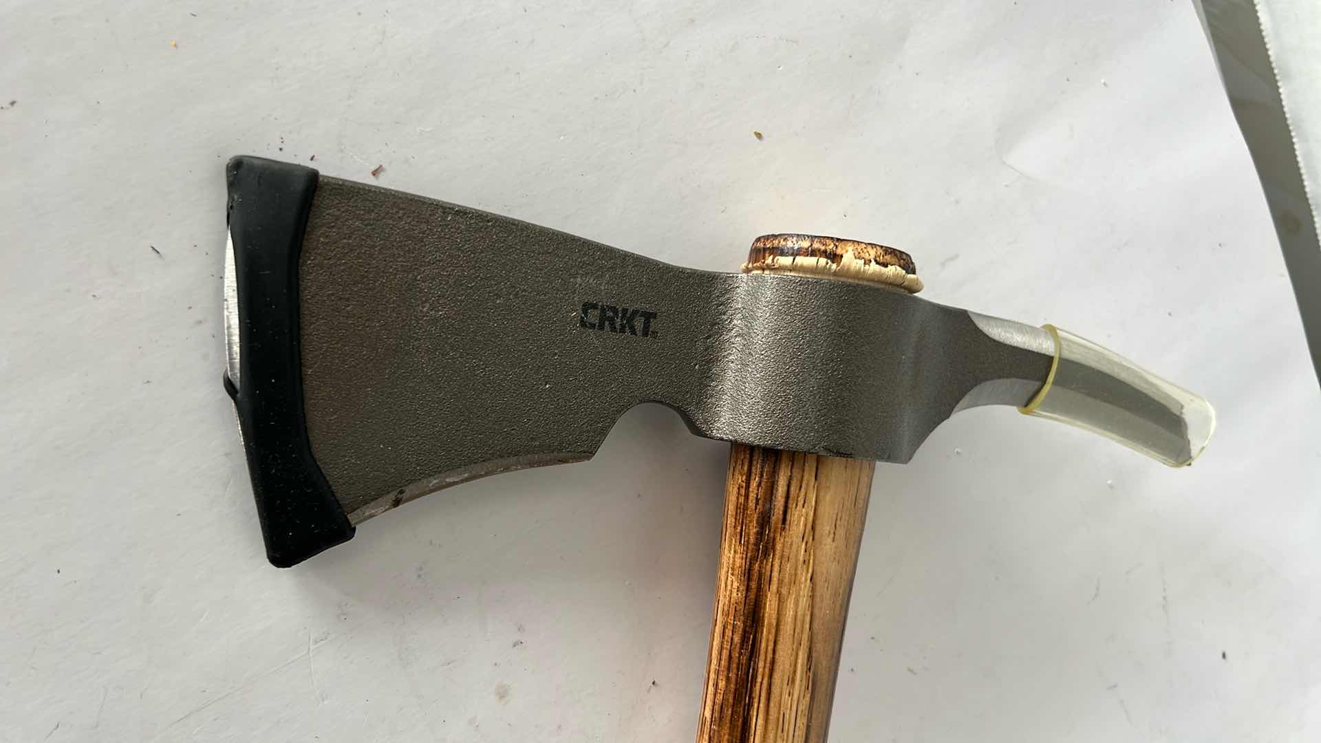 Photo 1 of CRT JOHNSON WOODS KANGEE T-HAWK AXE WITH SPIKE END $40