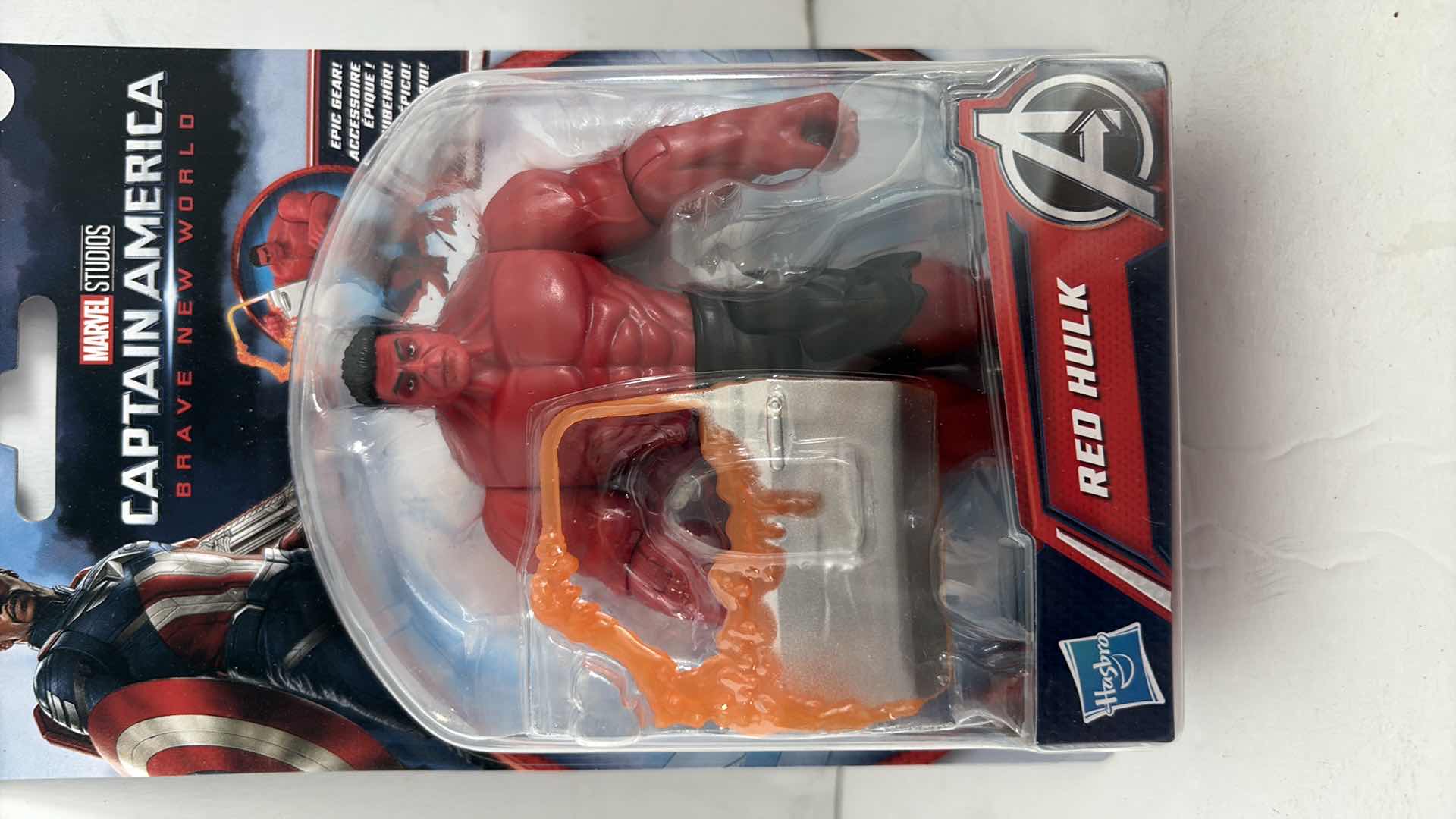 Photo 1 of CAPTAIN AMERICA BRAVE NEW WORLD RED HULK TOY COLLECTIBLE 5”H