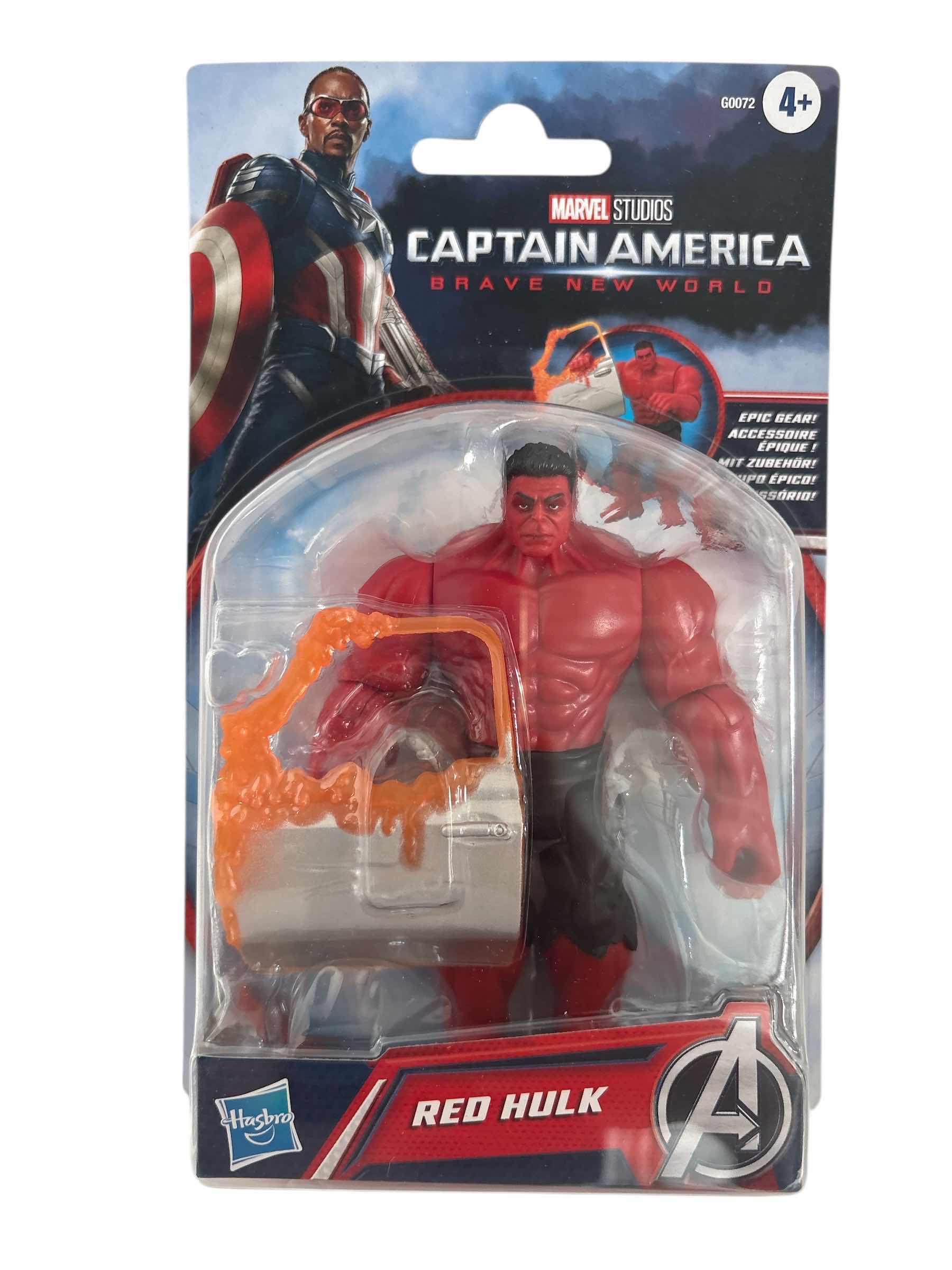 Photo 1 of CAPTAIN AMERICA BRAVE NEW WORLD RED HULK TOY COLLECTIBLE 5”H