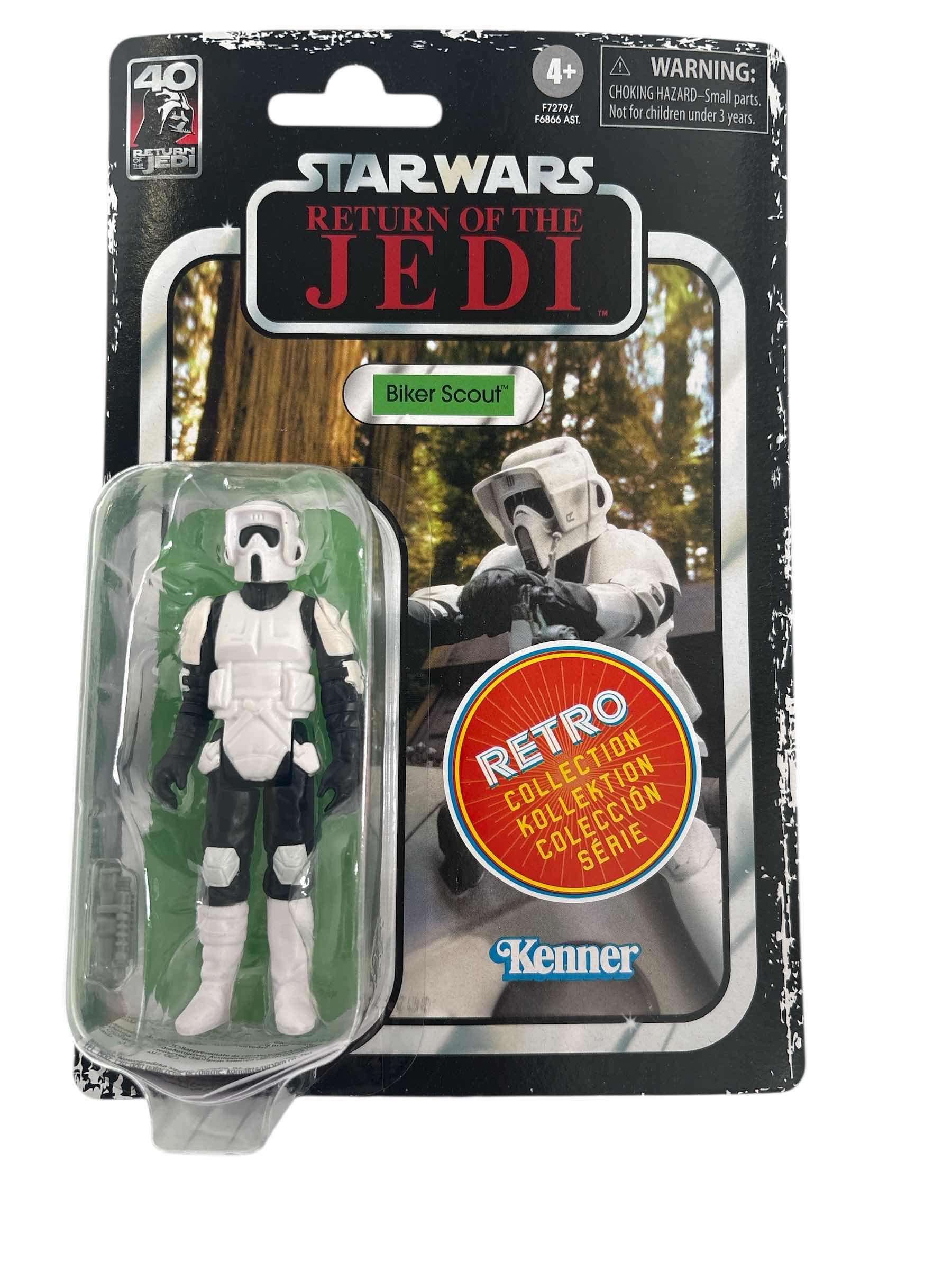 Photo 1 of STAR WARS RETURN OF THE JEDI “BIKER SCOUT” RETRO COLLECTION FIGURE 5”