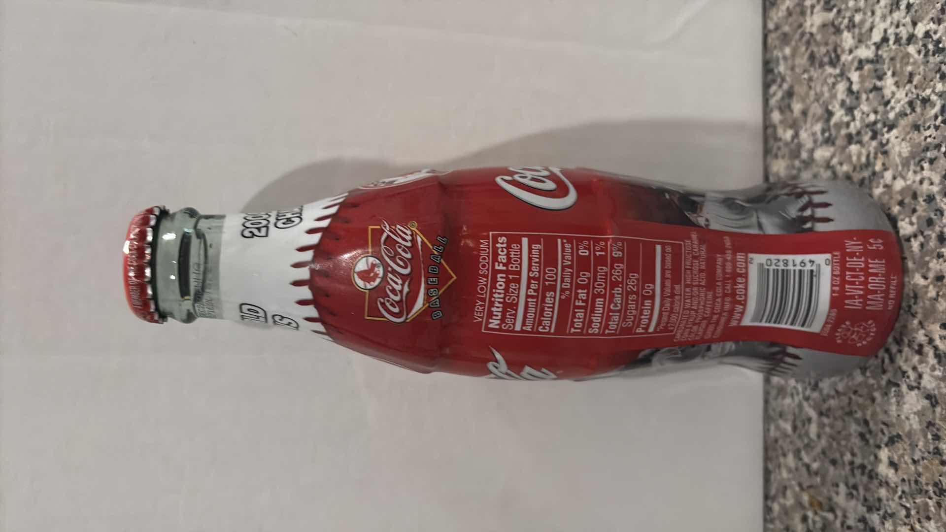 Photo 1 of COCA COLA BOSTON RED SOX 2004 WORLD CHAMPIONSHIP BOTTLE 7”H