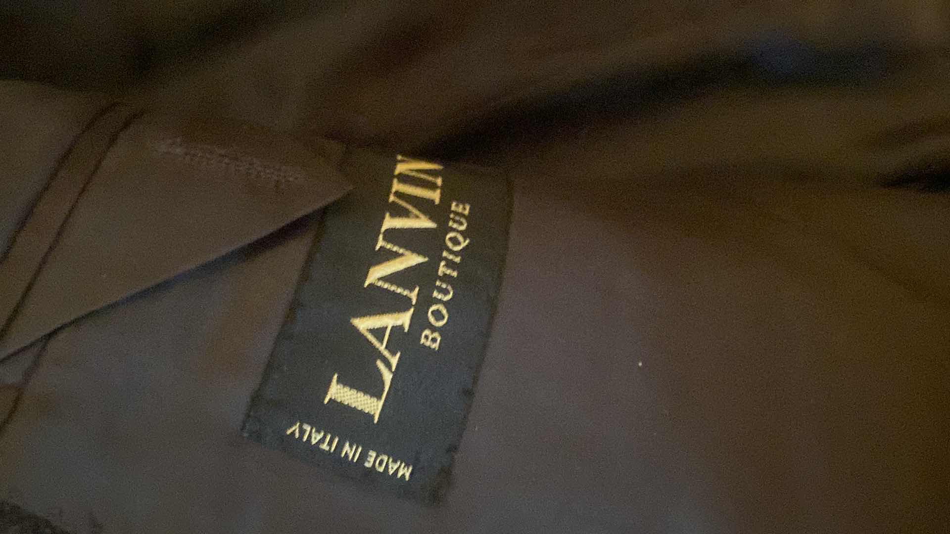 Photo 1 of LANVIN HAND TAILORED CASHMERE JACKET MADE IN ITALY MENS SIZE EST LARGE