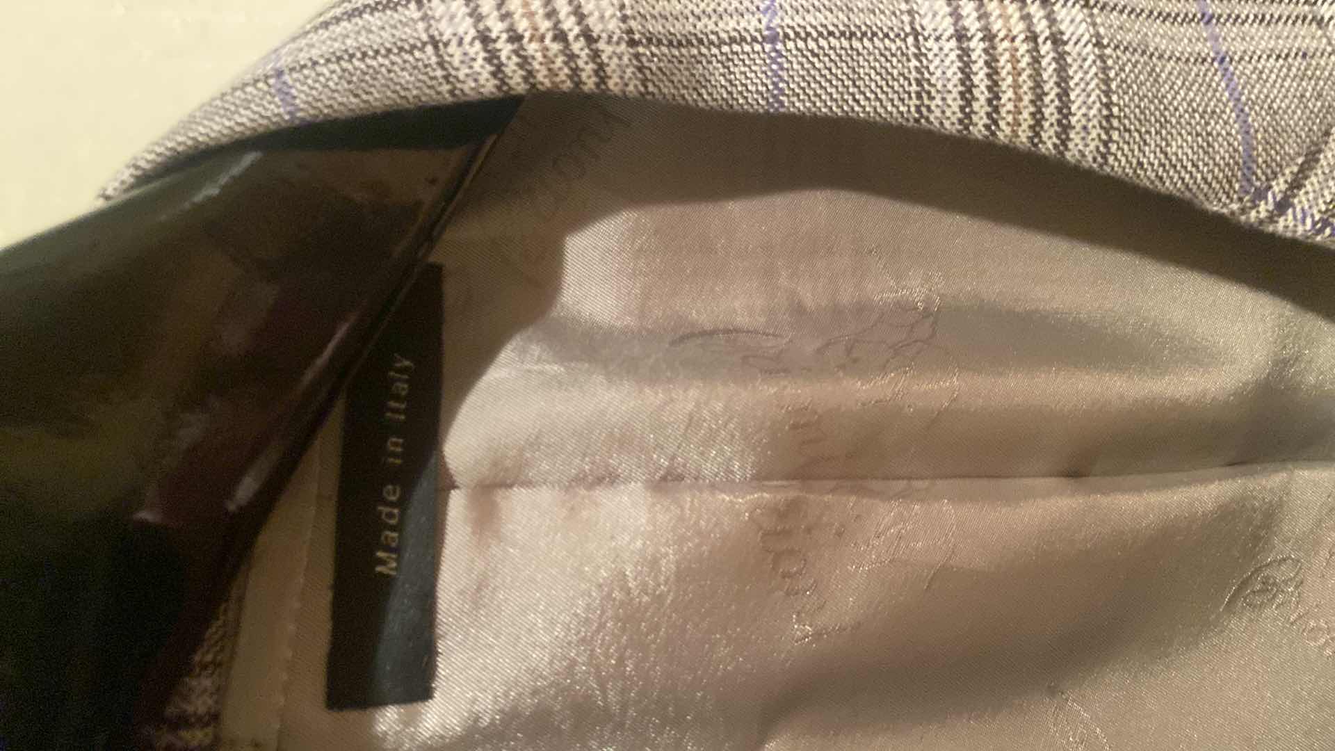 Photo 1 of BRIONI FOR NIEMAN MARCUS HAND TAILORED WOOL JACKET MADE IN ITALY MENS SIZE EST LARGE