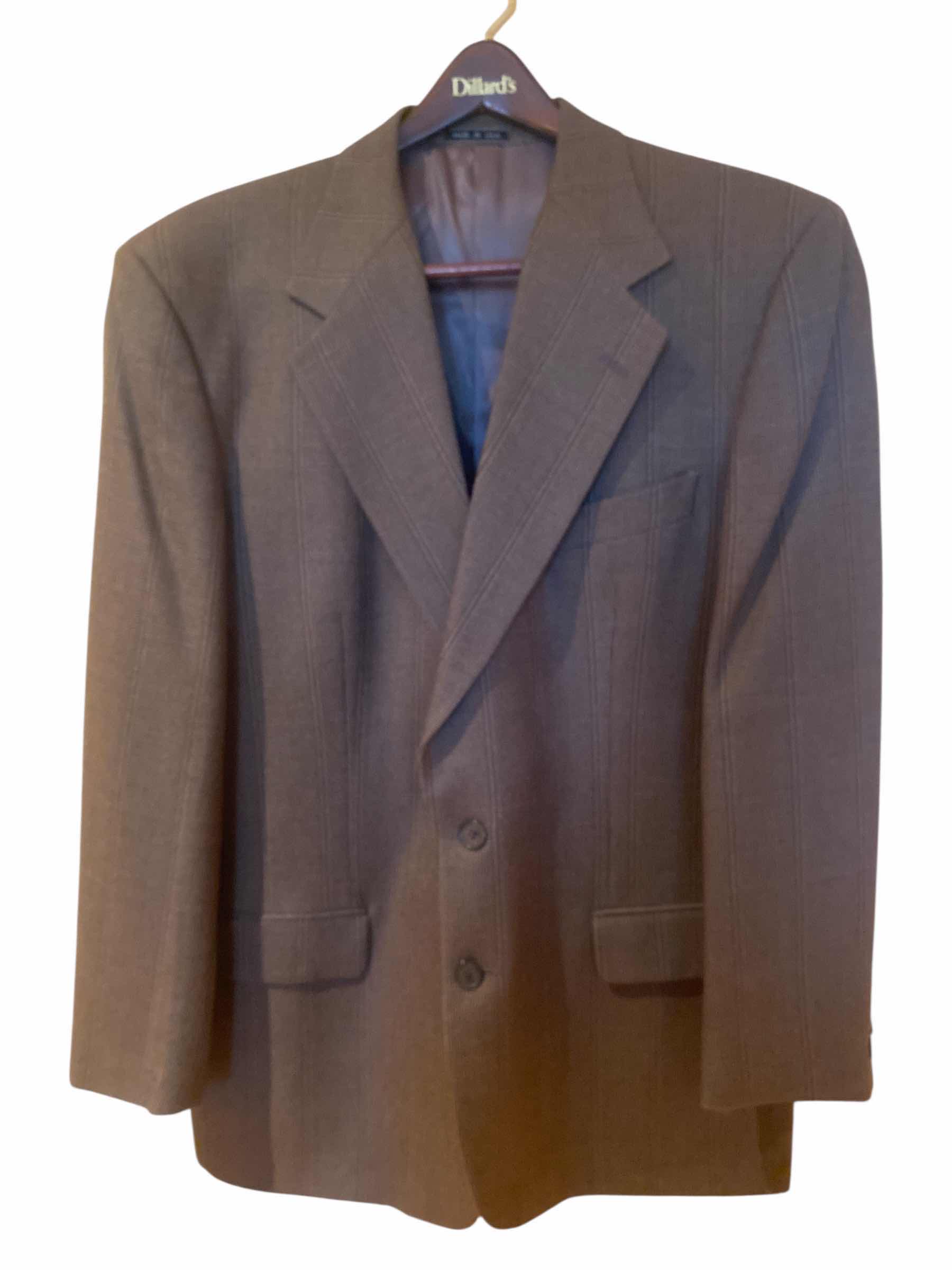 Photo 1 of CALVIN KLEIN TAILORED WOOL JACKET MADE IN USA MENS SIZE EST LARGE