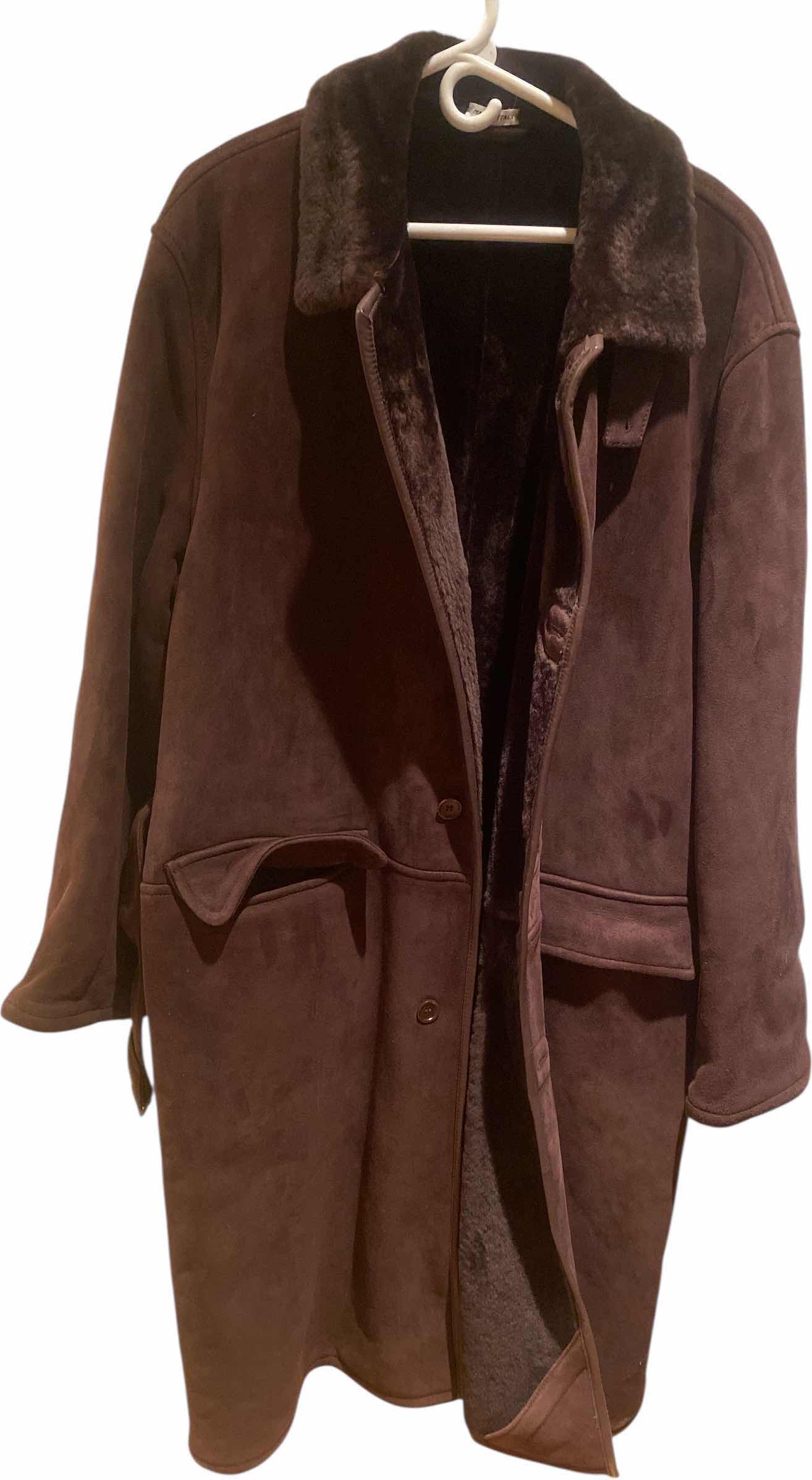 Photo 1 of MENS BRIONI SHEARLING COAT MADE IN ITALY SIZE EST X-LARGE