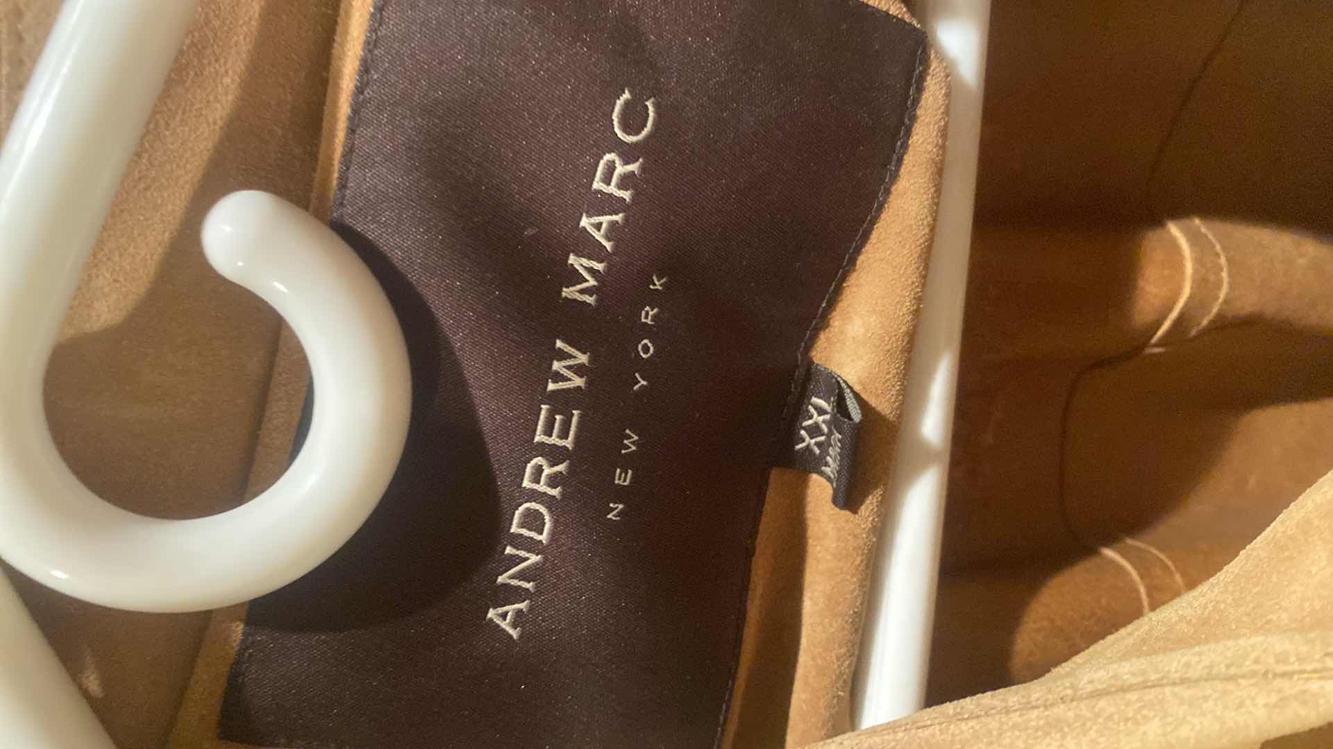 Photo 1 of ANDREW MARC SUEDE LEATHER UNLINED JACKET MENS SIZE XX-LARGE