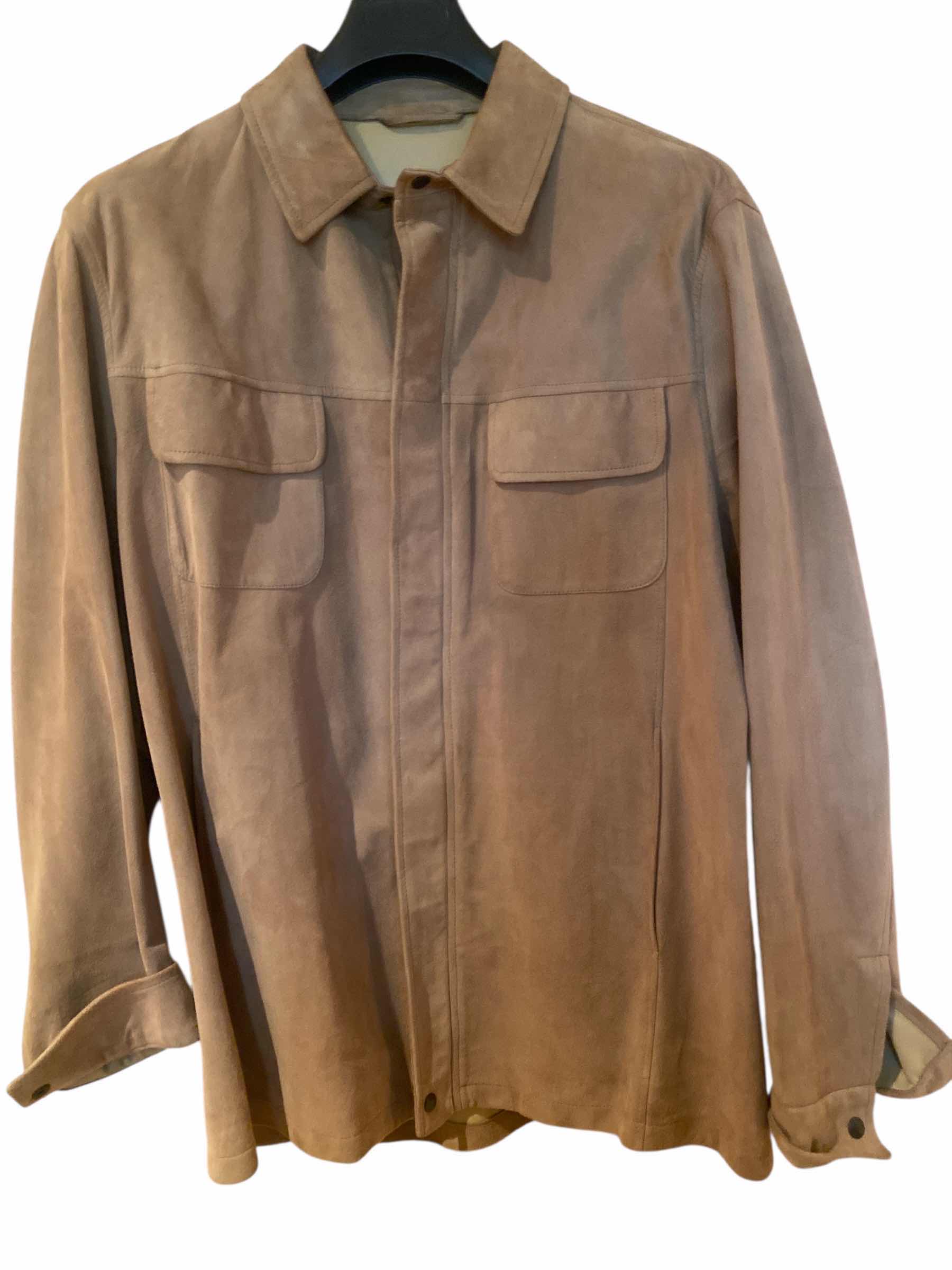 Photo 1 of BERNINI LEATHER JACKET MADE IN ITALY MENS SIZE 54