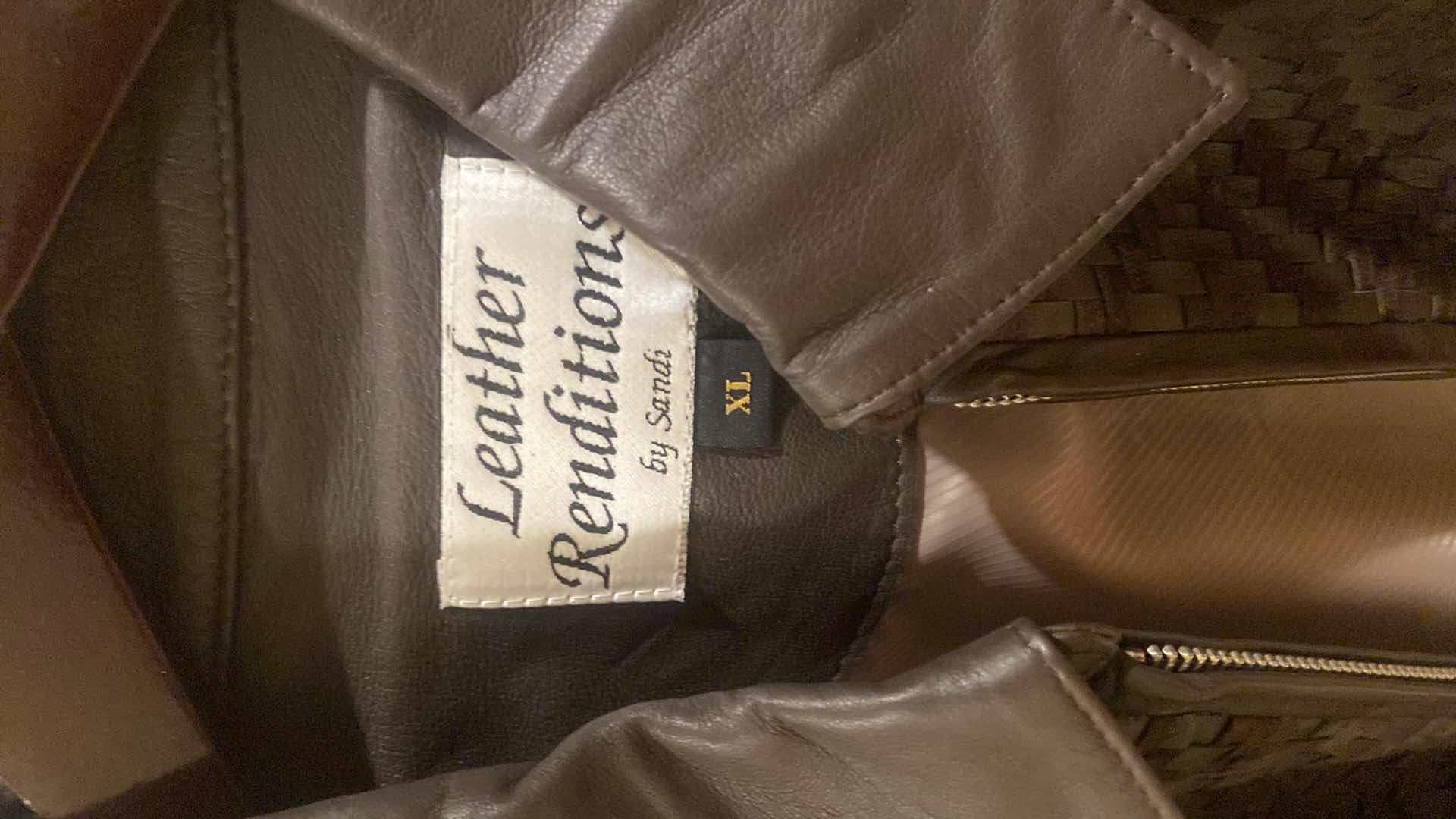 Photo 1 of 2 - LEATHER RENDITIONS JACKETS MENS SIZE XL