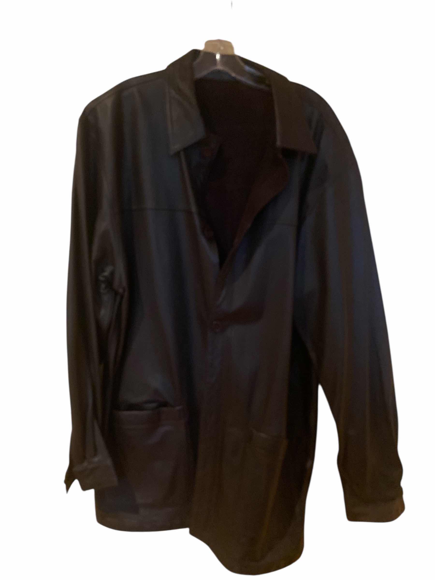 Photo 1 of BERNINI LEATHER JACKET MENS SIZE XL