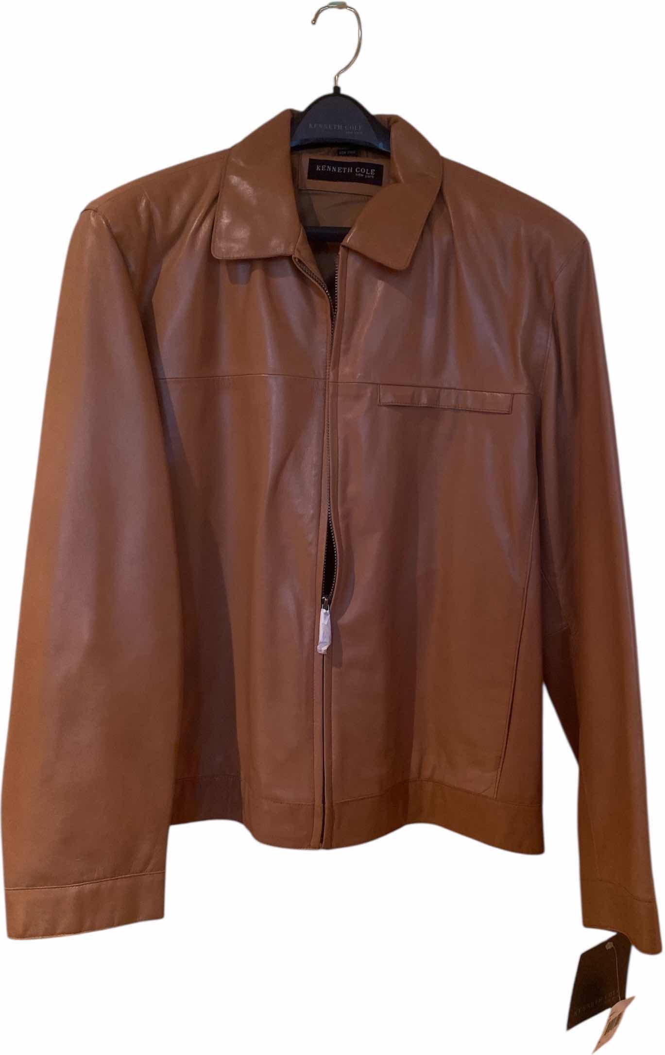 Photo 1 of KENNETH COLE LEATHER JACKET NEW MENS SIZE XL