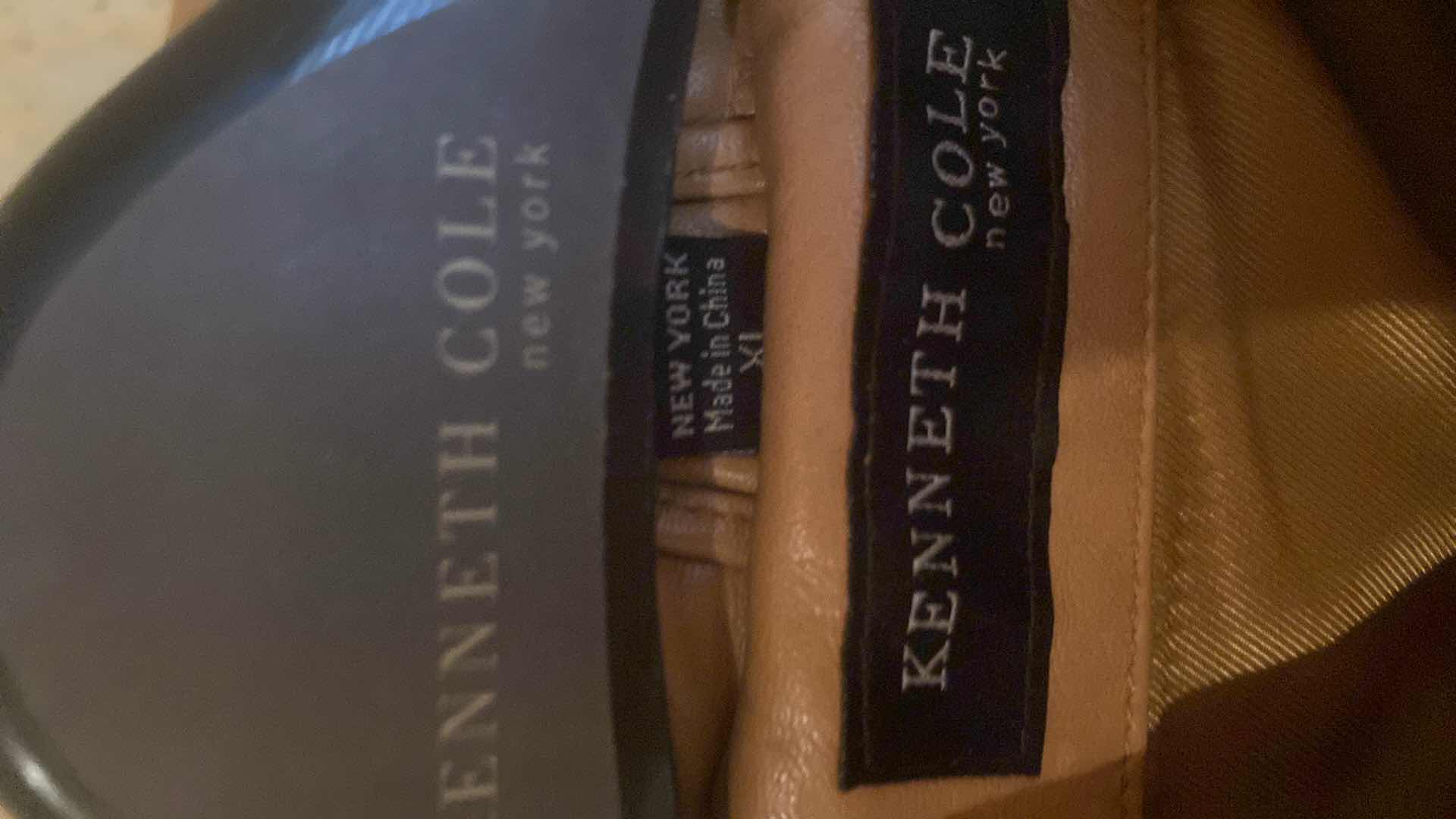 Photo 1 of KENNETH COLE LEATHER JACKET NEW MENS SIZE XL